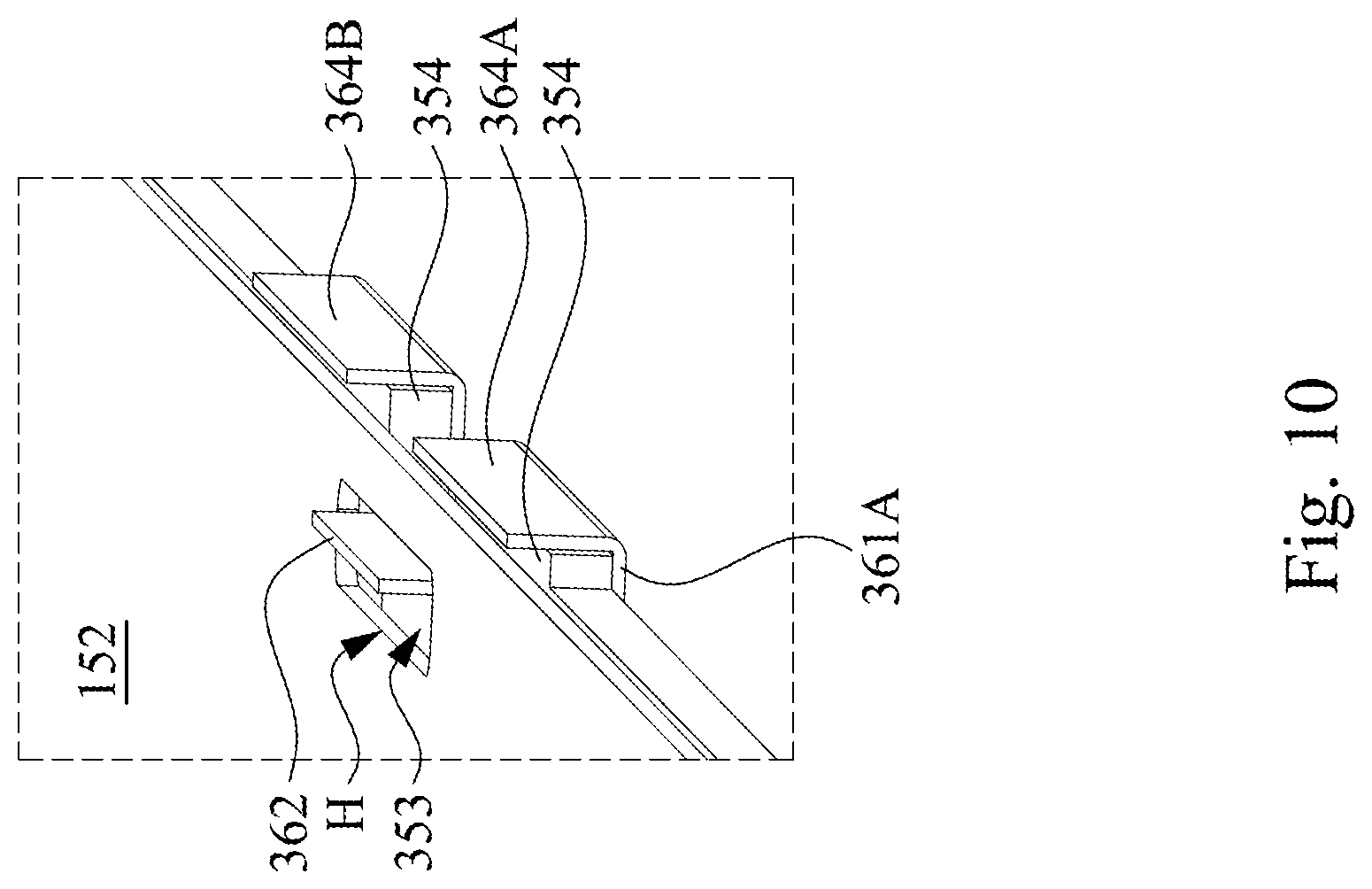 Patent US11782311 Figure 10 – Display device, backlight module, and method for assembling backlight module