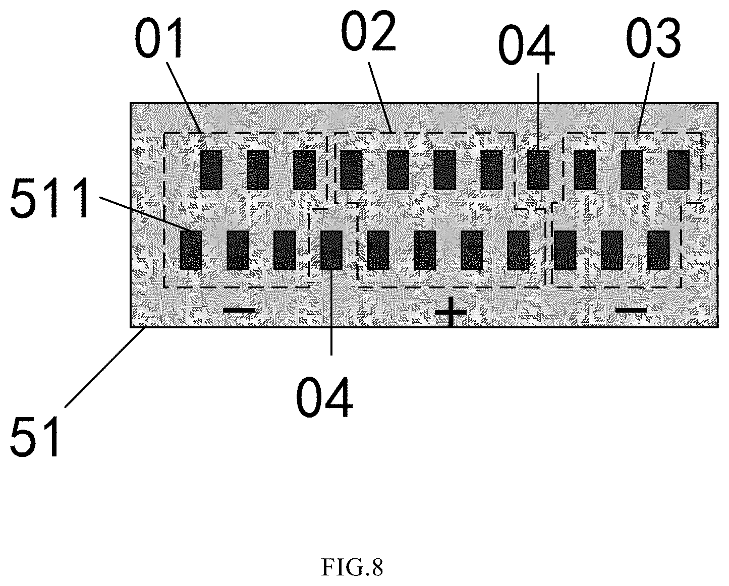 Patent US11782314 Figure 8 – Backlight module, display panel and display device