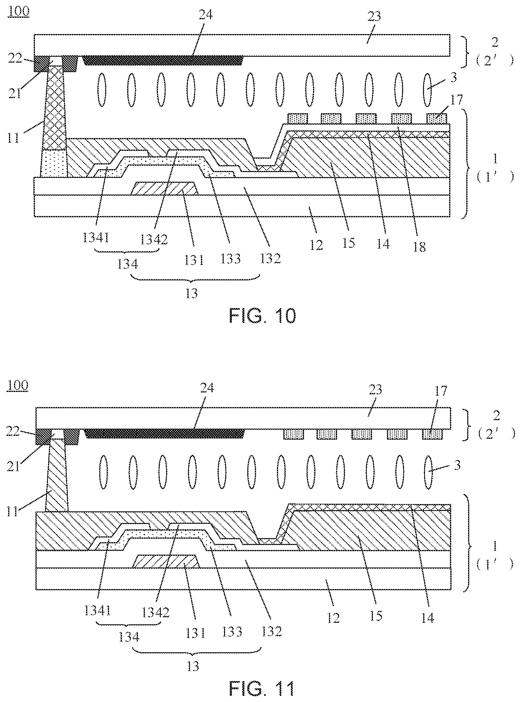 Patent US11782316 Figure 6 – Liquid crystal display panel, and liquid crystal display device