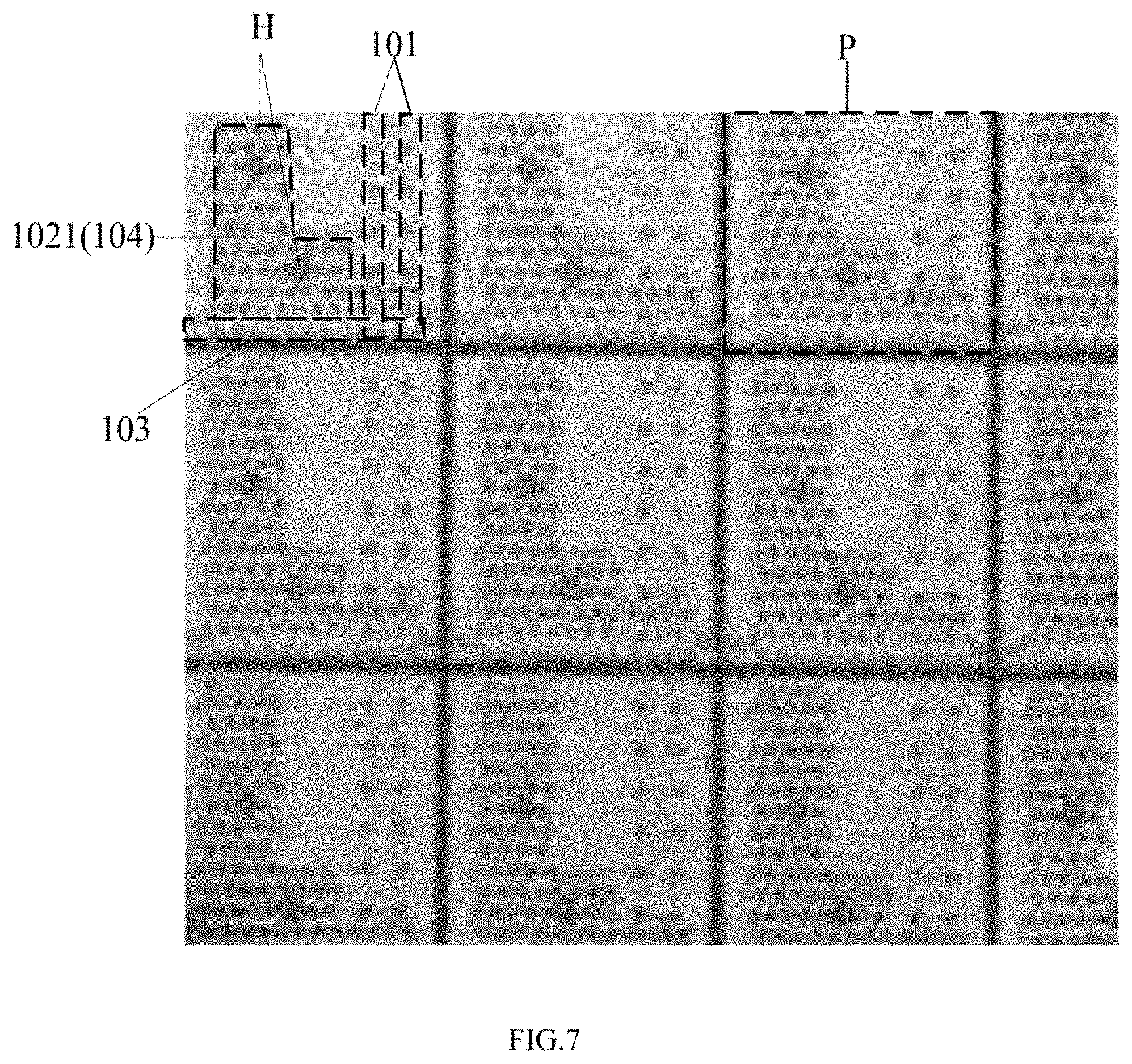 Patent US11782318 Figure 5 – Array substrate, liquid crystal display panel and display device