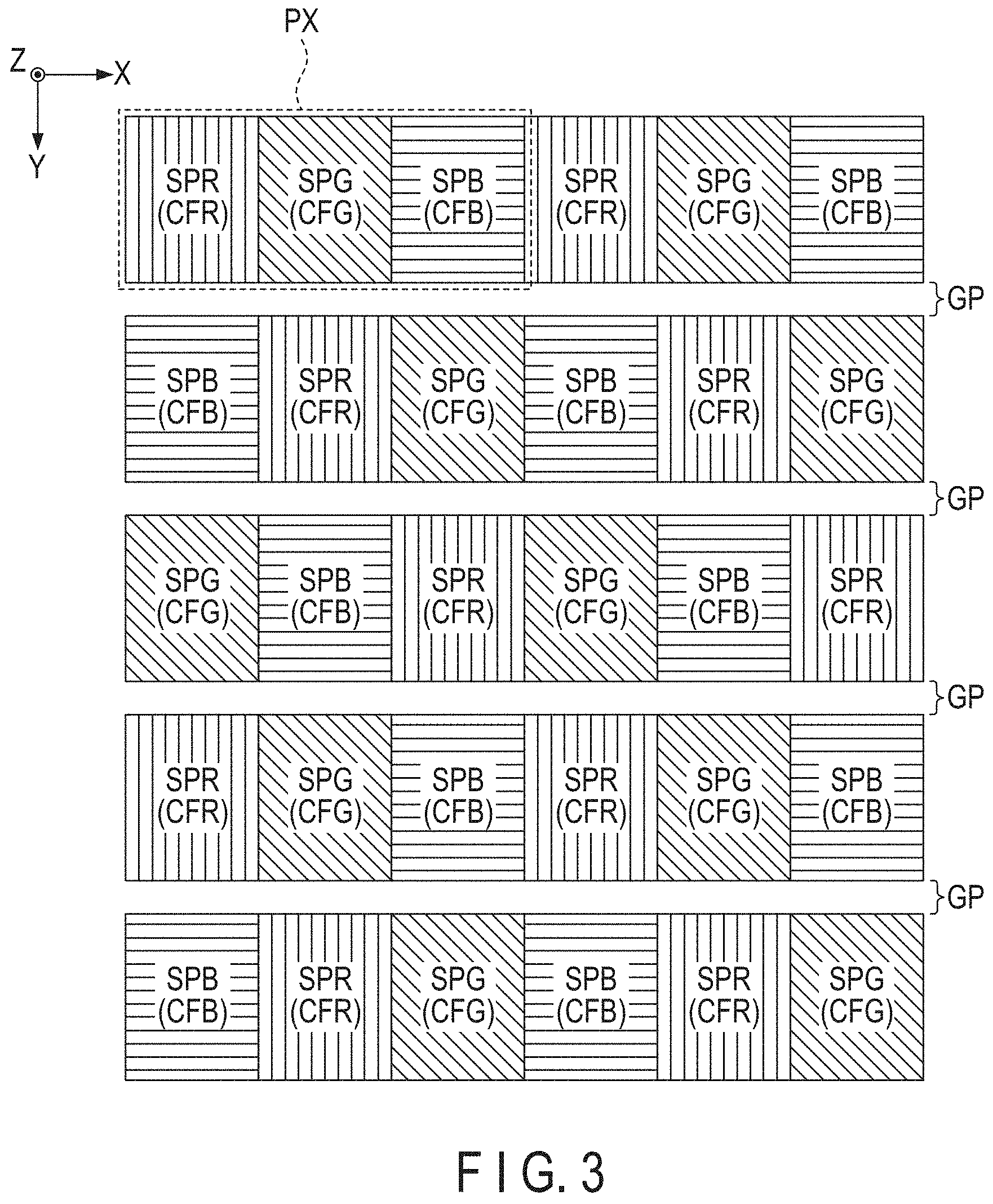 Patent US11782319 Figure 3 – Display device