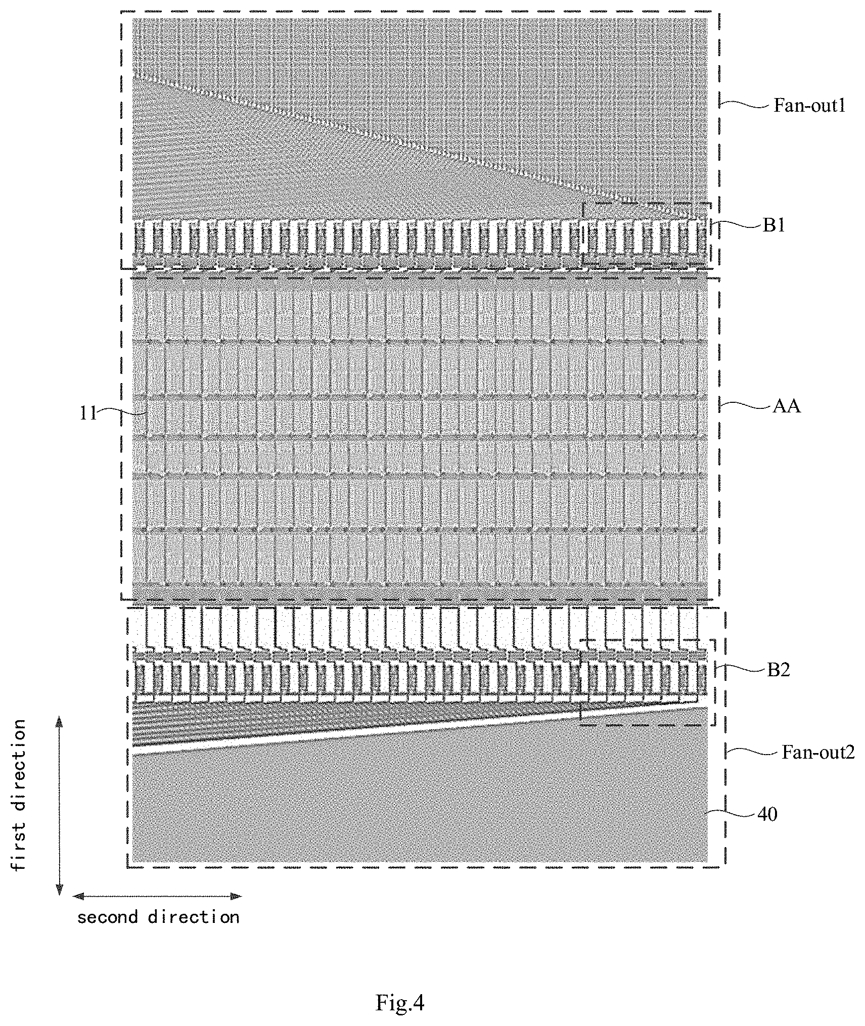 Patent US11782320 Figure 3 – Display substrate, compensation method and display device