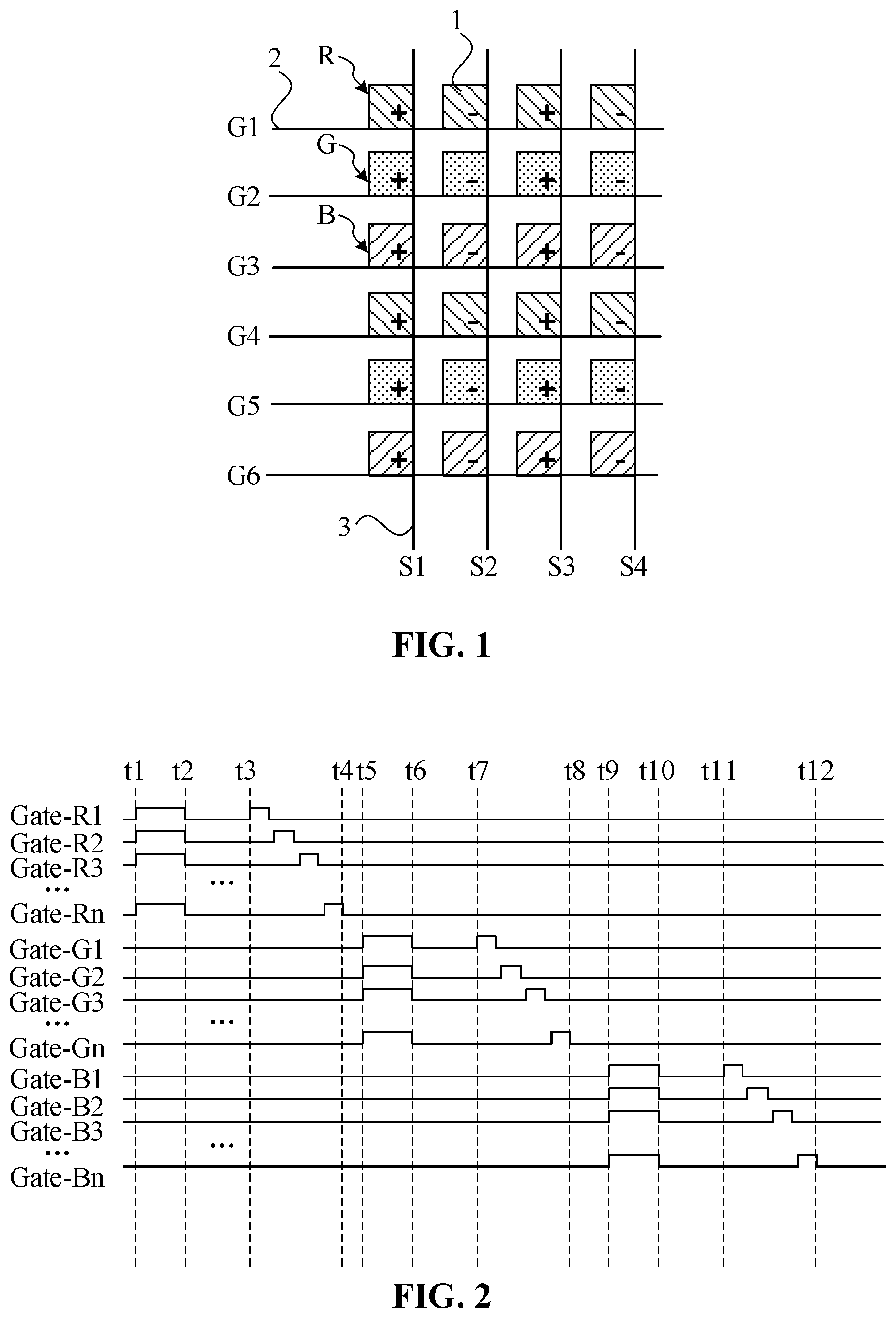 Patent US11782321 Figure 1 – Array substrate, driving method of array substrate, and display device