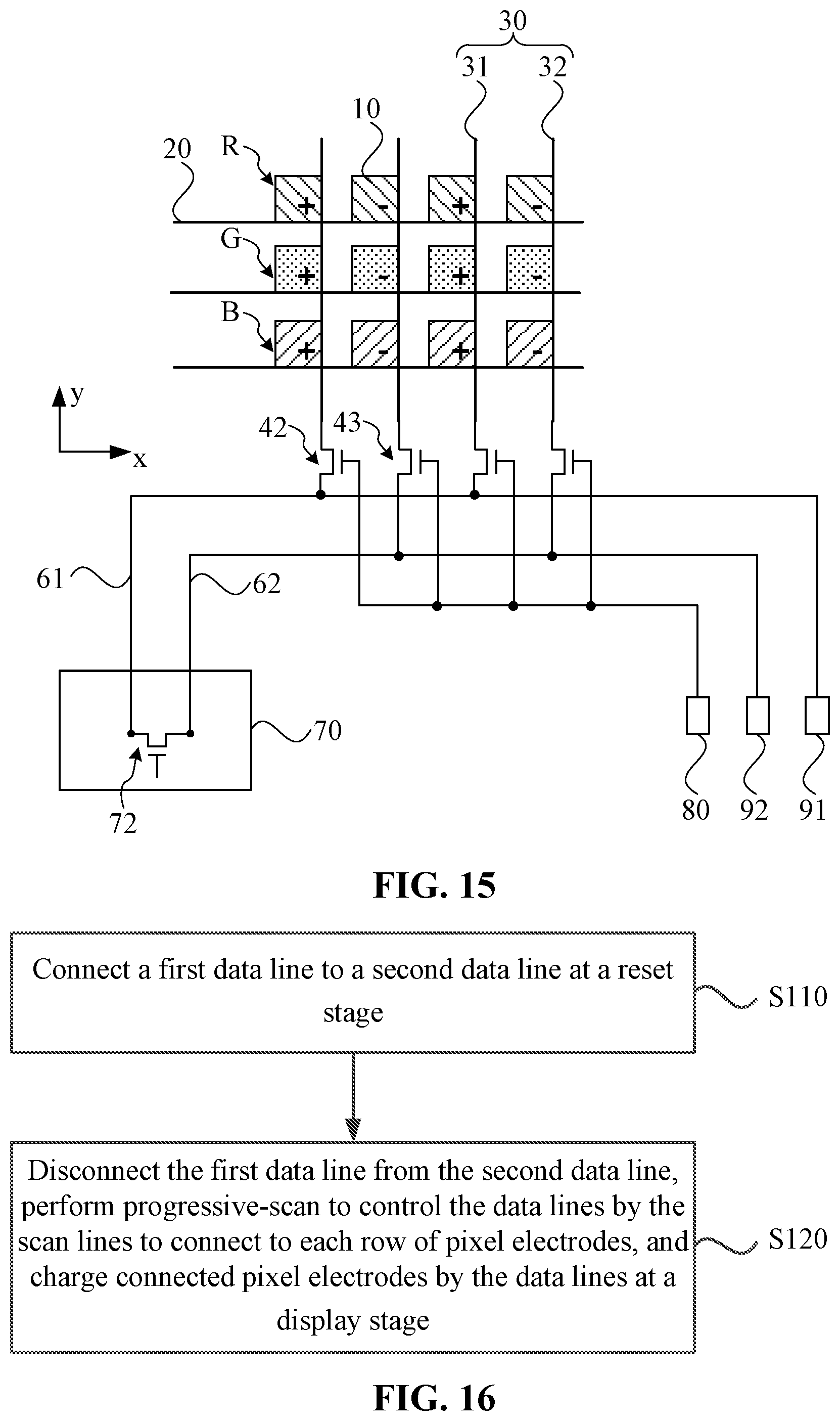 Patent US11782321 Figure 14 – Array substrate, driving method of array substrate, and display device