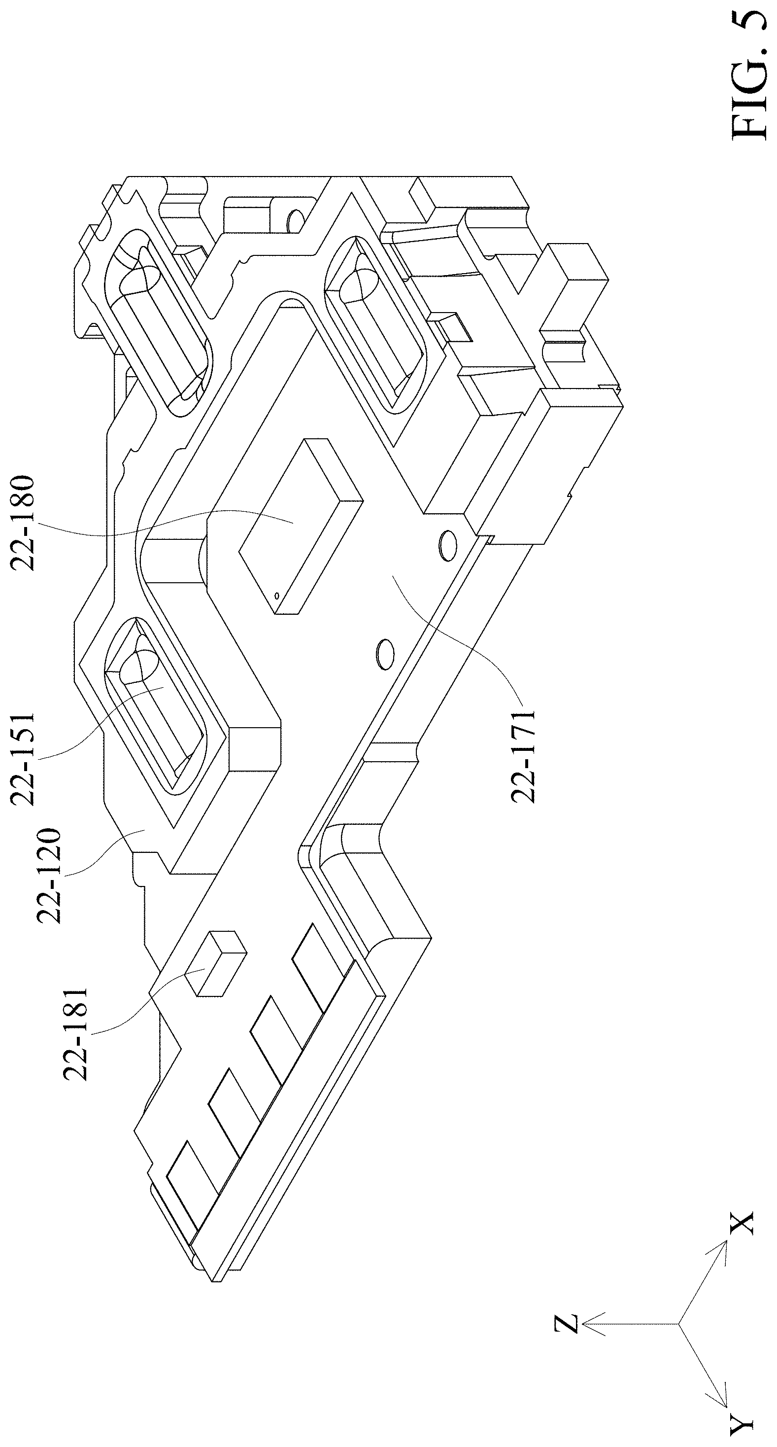 Patent US11782324 Figure 5 – Optical member driving mechanism
