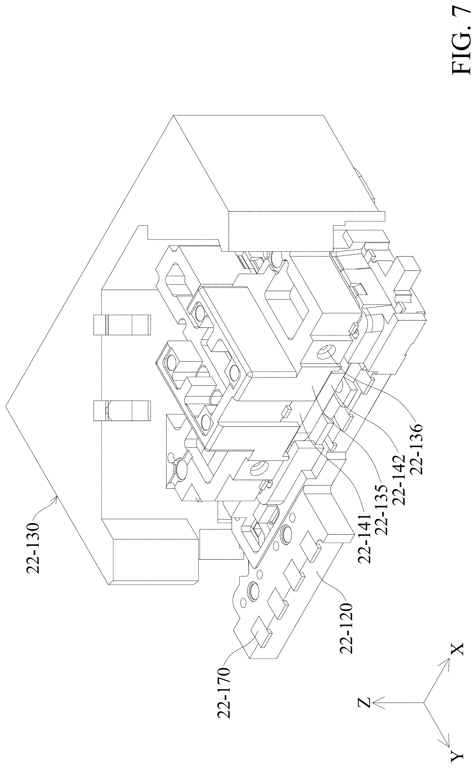 Patent US11782324 Figure 7 – Optical member driving mechanism