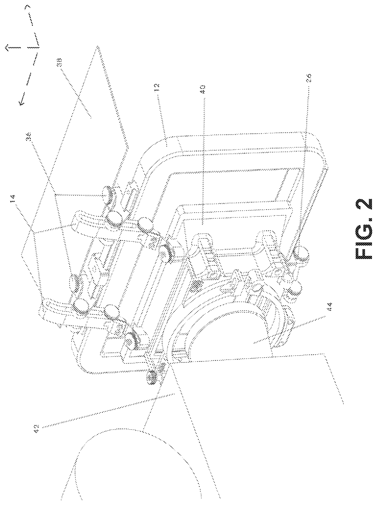 Patent US11782326 Figure 2 – Lighting device for camera and mounting bracket