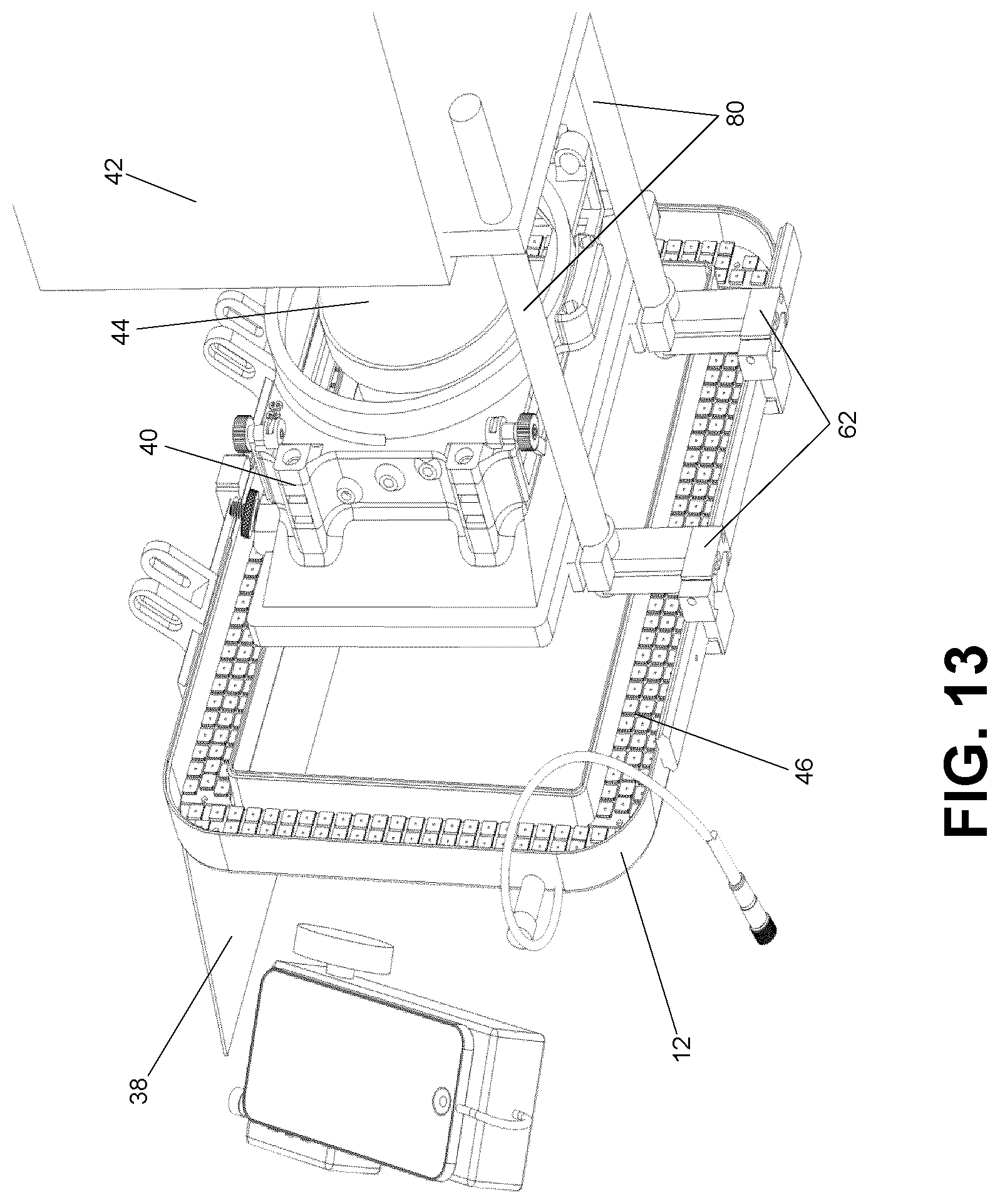 Patent US11782326 Figure 13 – Lighting device for camera and mounting bracket