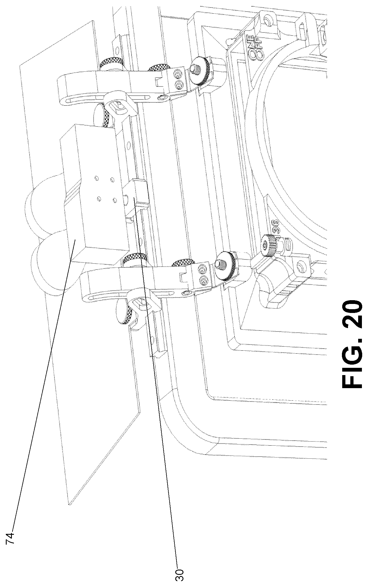 Patent US11782326 Figure 20 – Lighting device for camera and mounting bracket