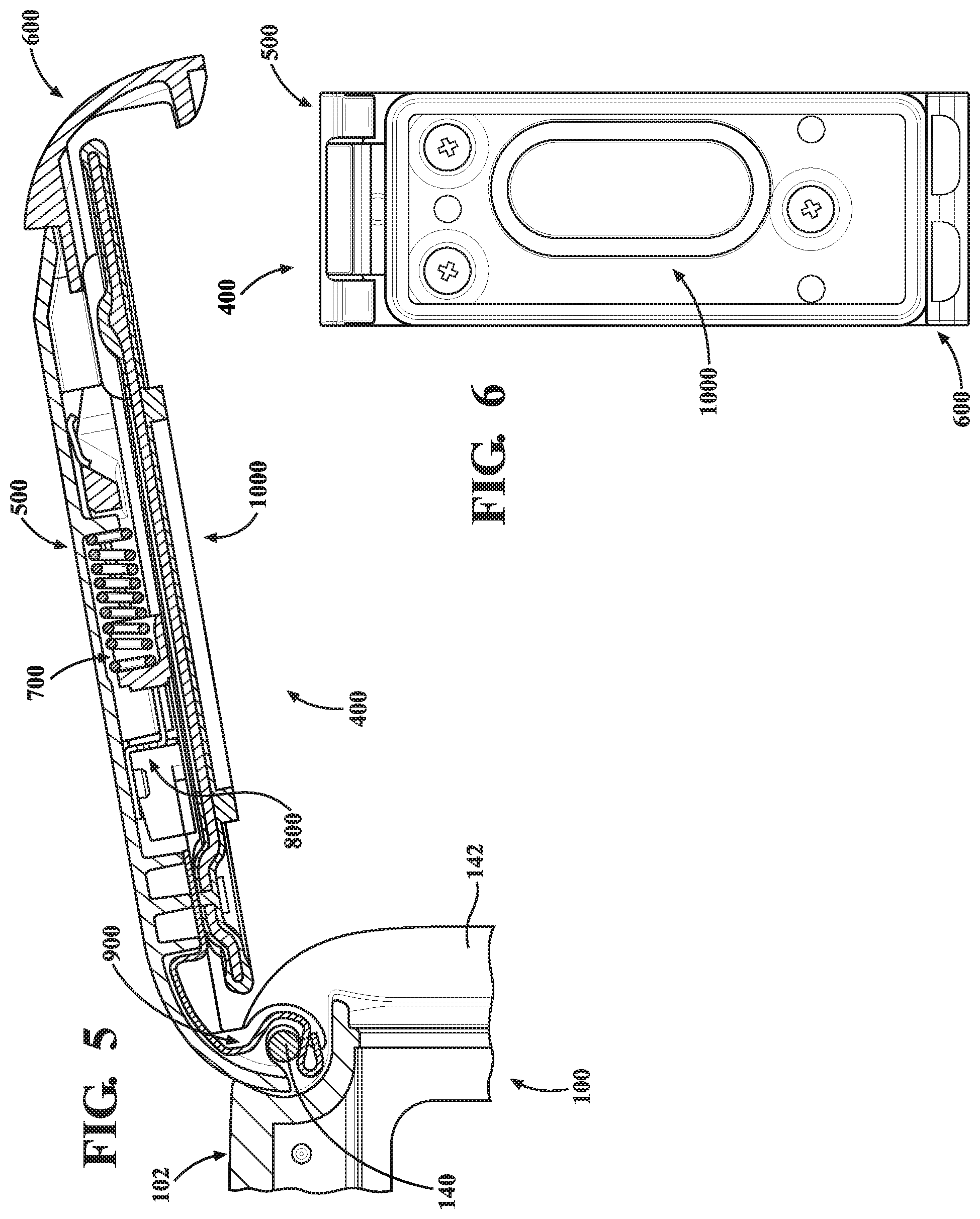 Patent US11782327 Figure 5 – Removable battery door assemblies for image capture devices