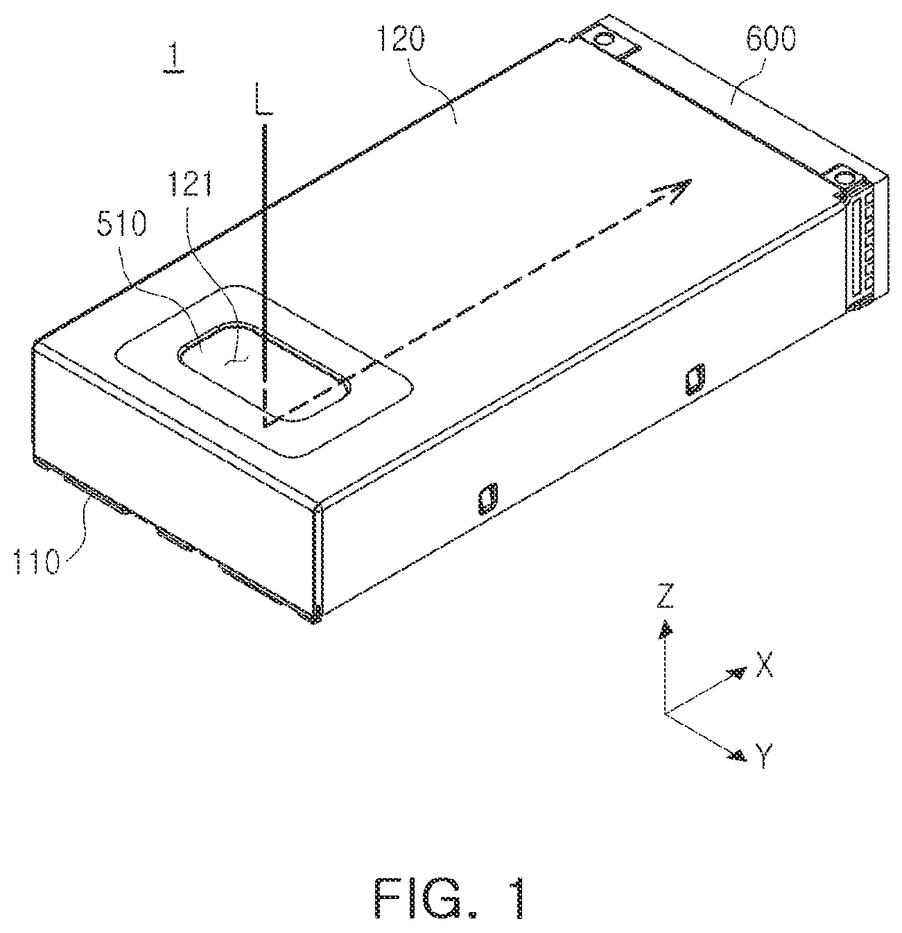 Patent US11782328 Figure 1 – Camera including sound reducing member