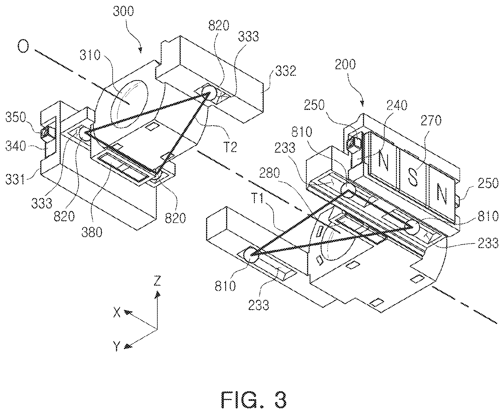 Patent US11782328 Figure 3 – Camera including sound reducing member