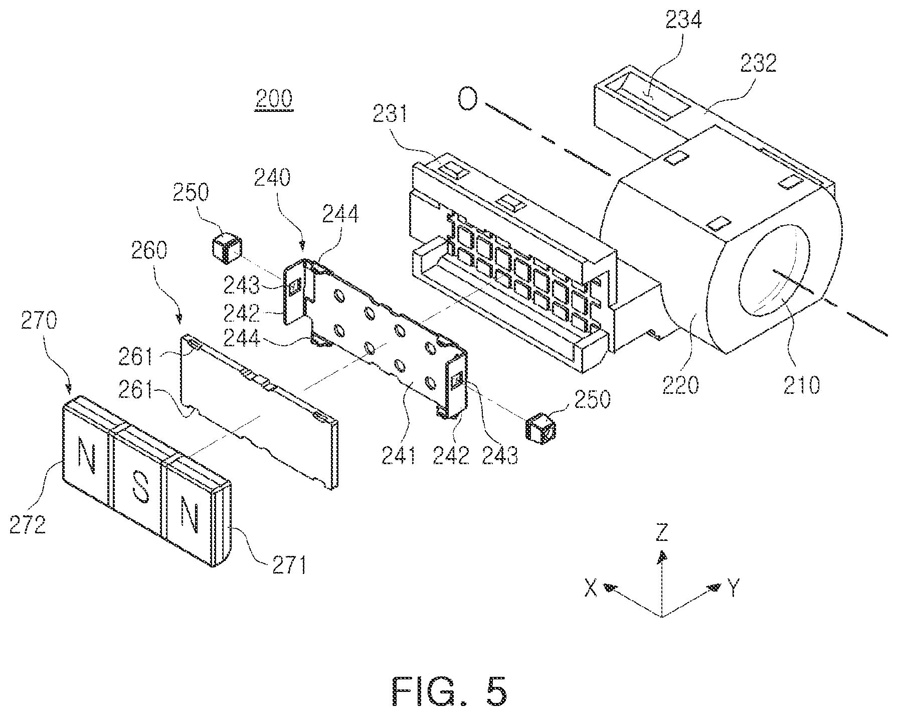 Patent US11782328 Figure 5 – Camera including sound reducing member