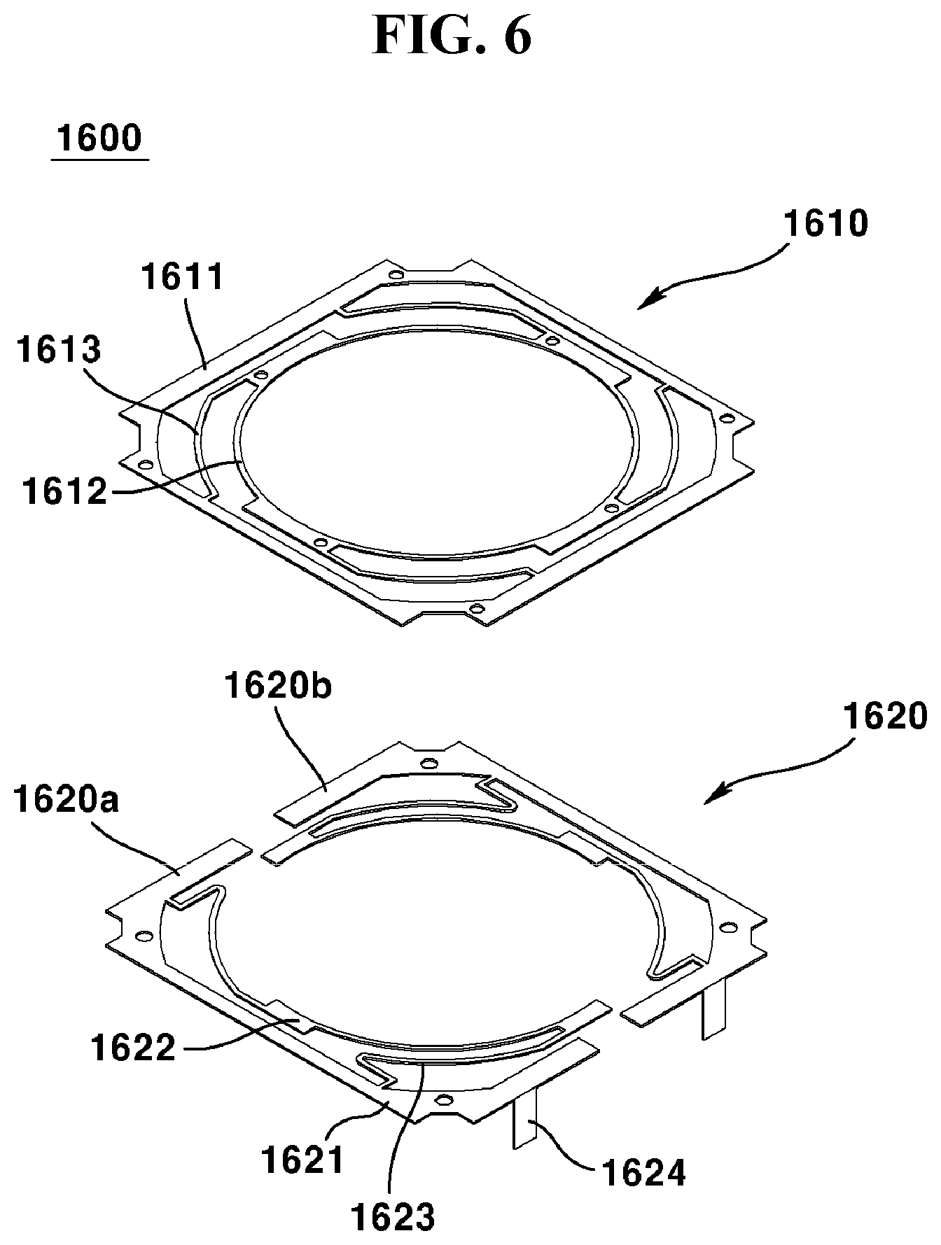 Patent US11782329 Figure 6 – Camera module, dual camera module, optical device, and method for manufacturing dual camera module