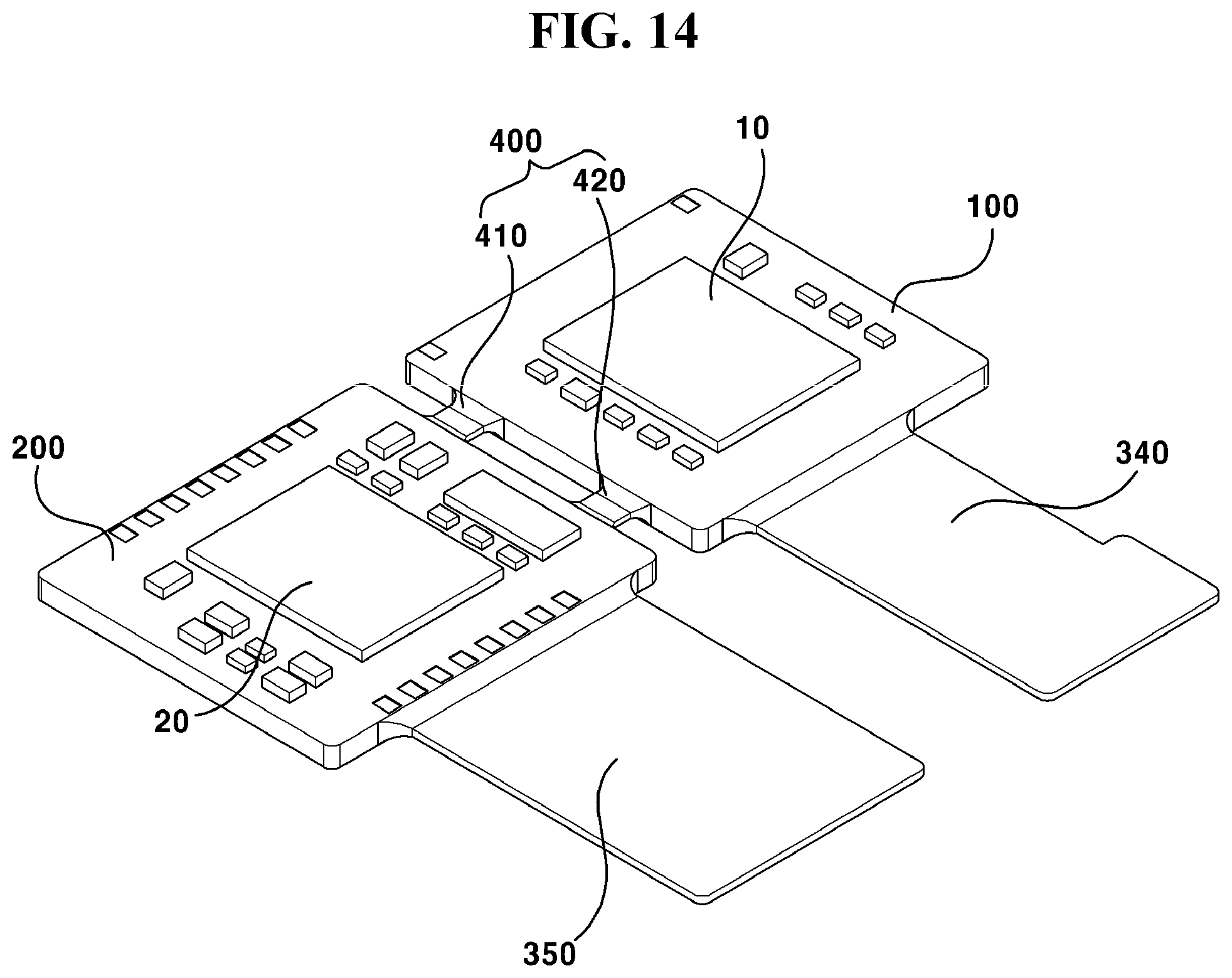 Patent US11782329 Figure 14 – Camera module, dual camera module, optical device, and method for manufacturing dual camera module