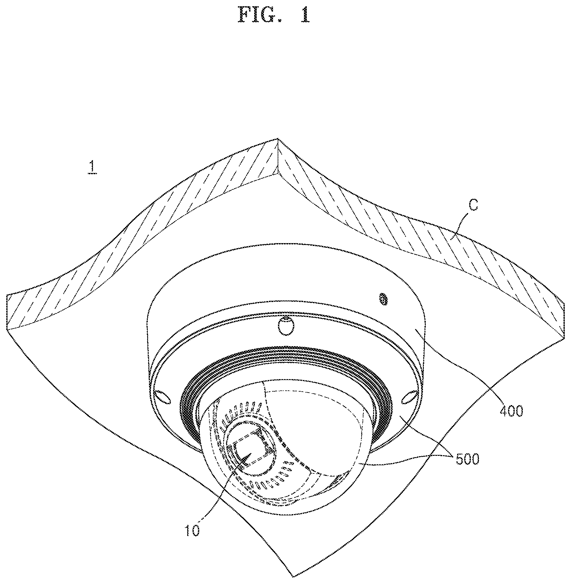 Patent US11782330 Figure 1 – Camera apparatus