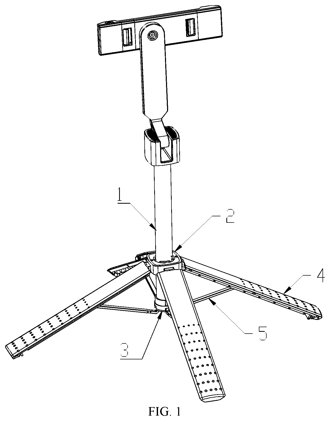Patent US11782331 Figure 1 – Fixing bracket for photographing device