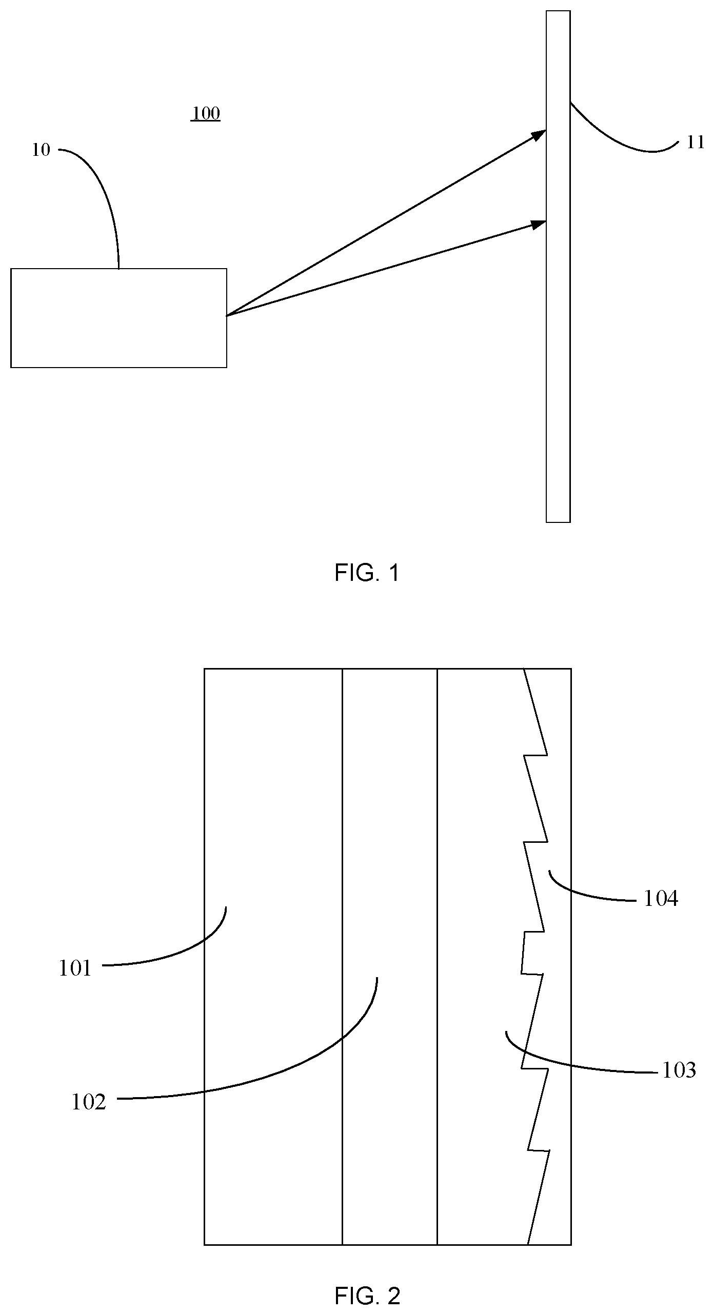 Patent US11782336 Figure 1 – Projection screen, projection system and assembly method of projection screen