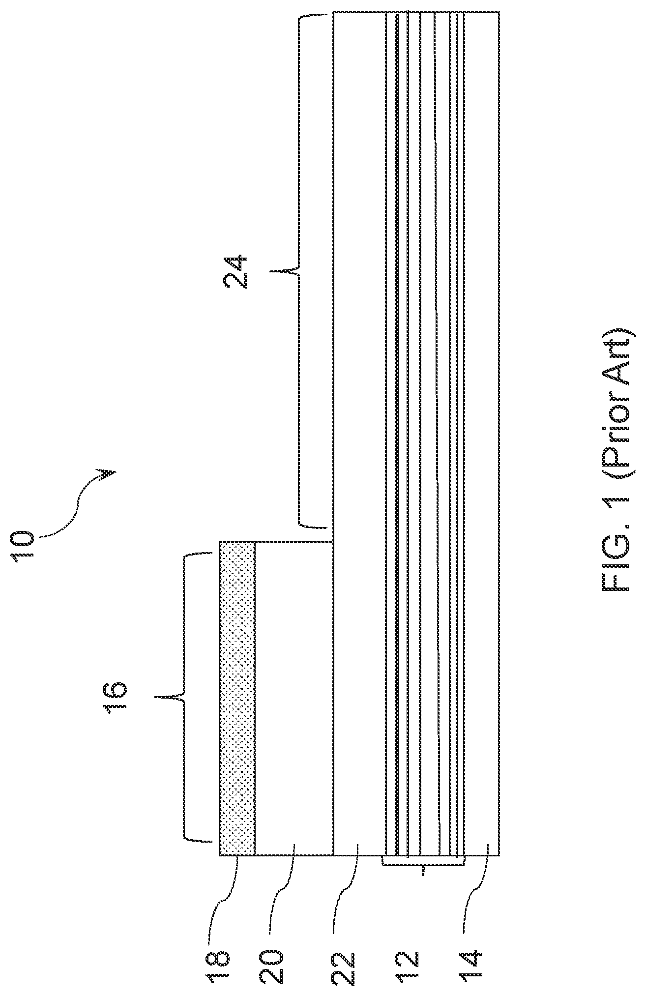 Patent US11782337 — Multilayer extreme ultraviolet reflectors — Figure 1