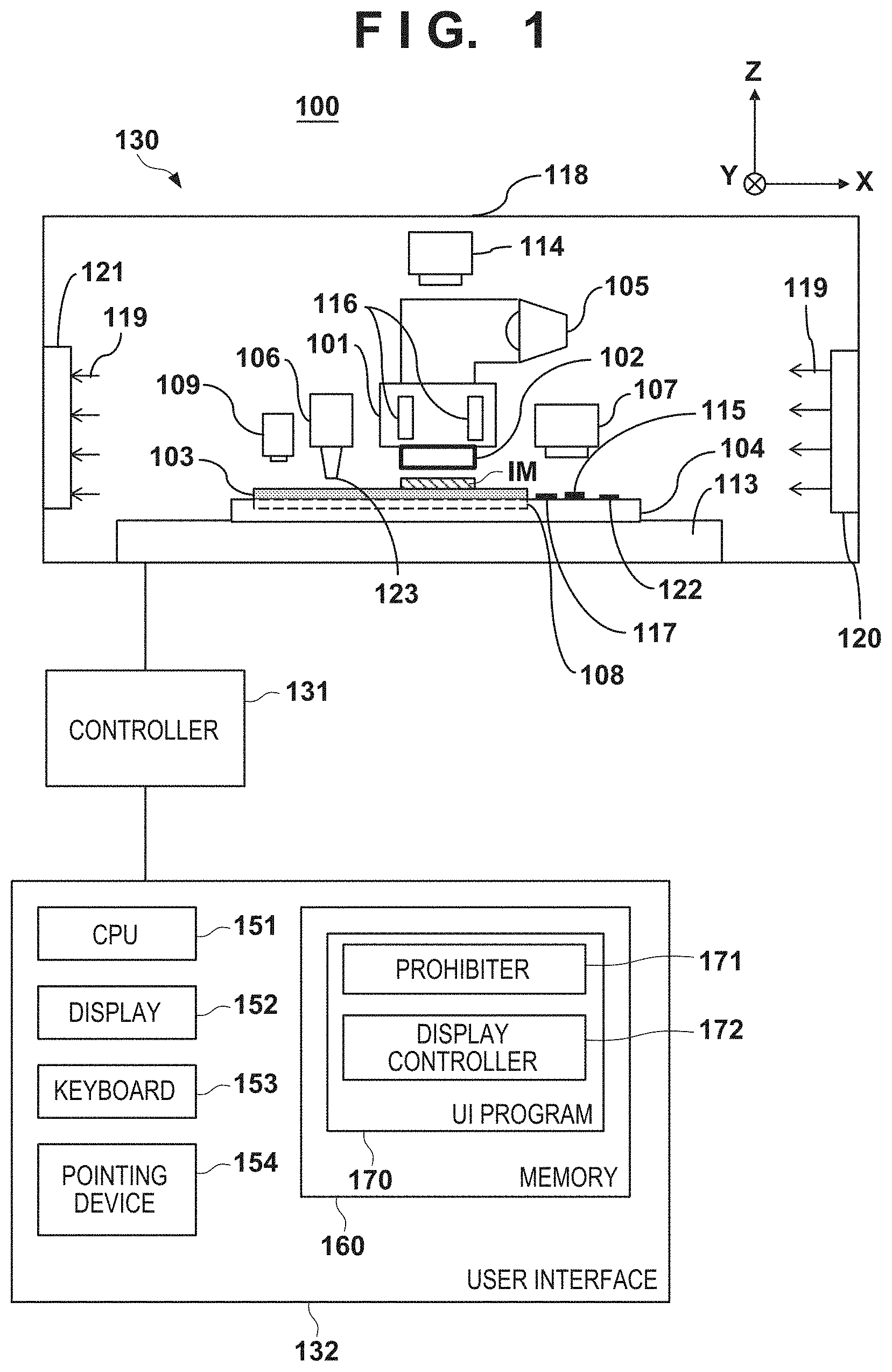 Patent US11782341 Figure 1 – Imprint apparatus and article manufacturing method