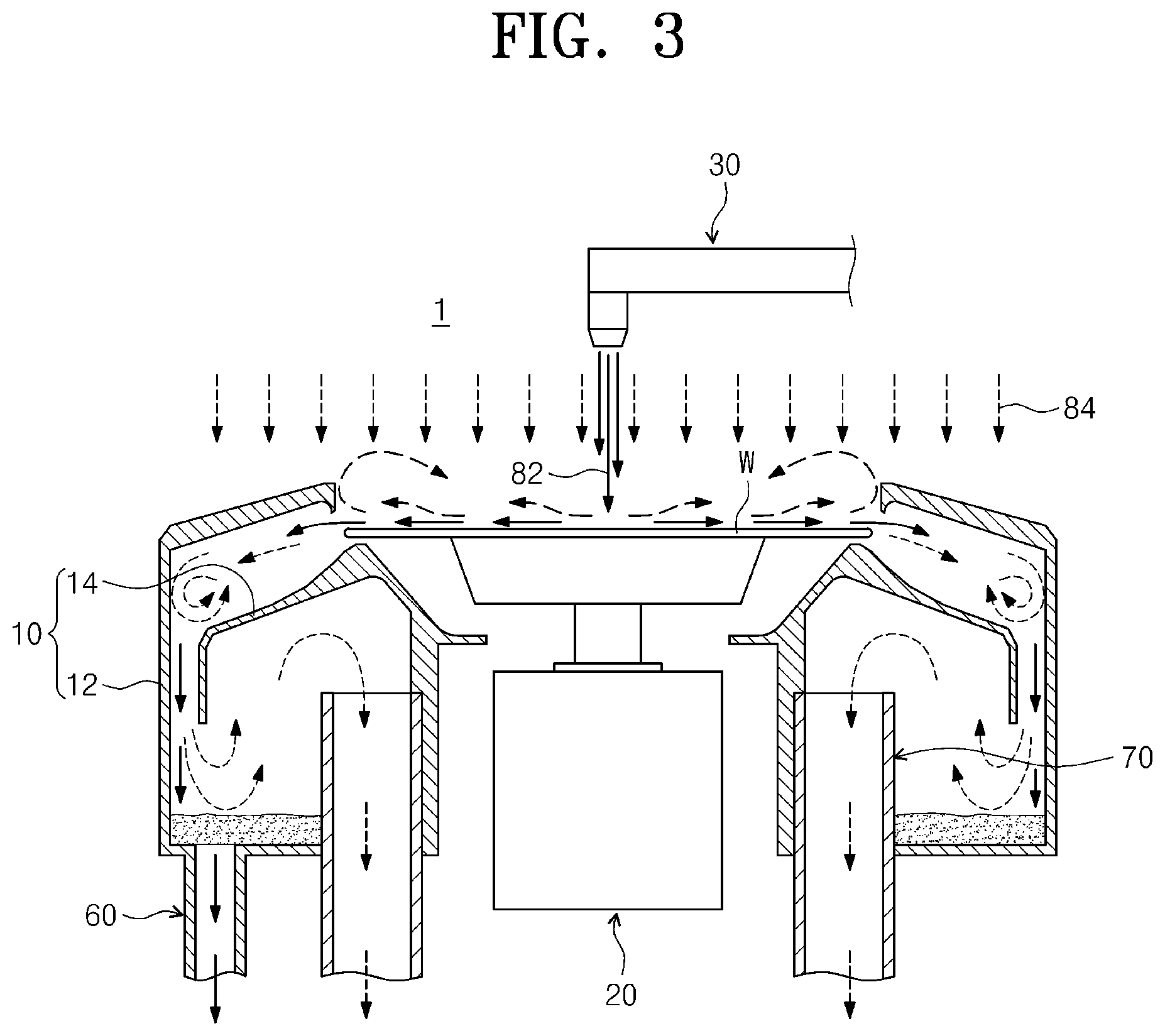 Patent US11782348 Figure 3 – Apparatus for treating substrate