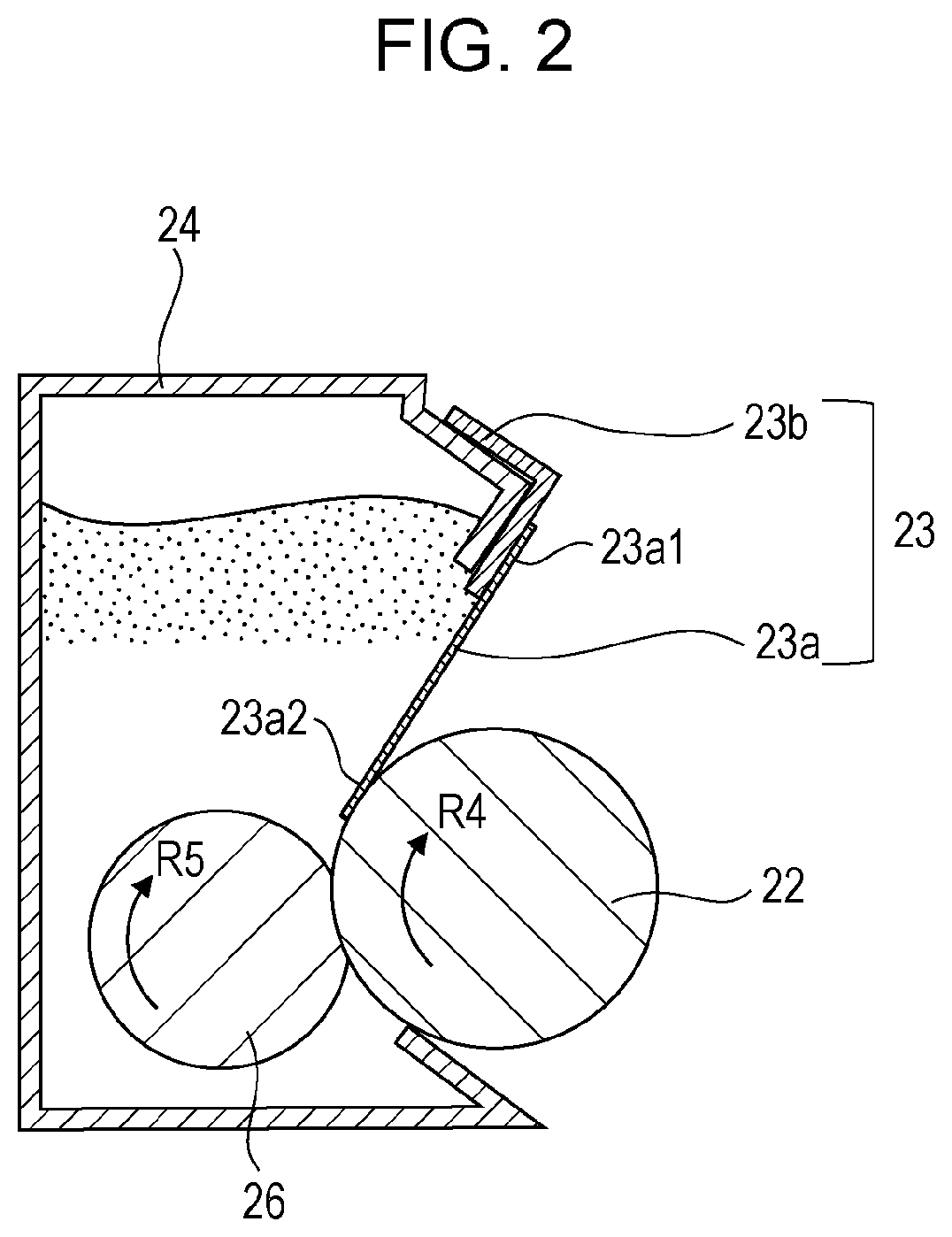 Patent US11782356 Figure 2 – Developing apparatus, process cartridge, and image forming apparatus