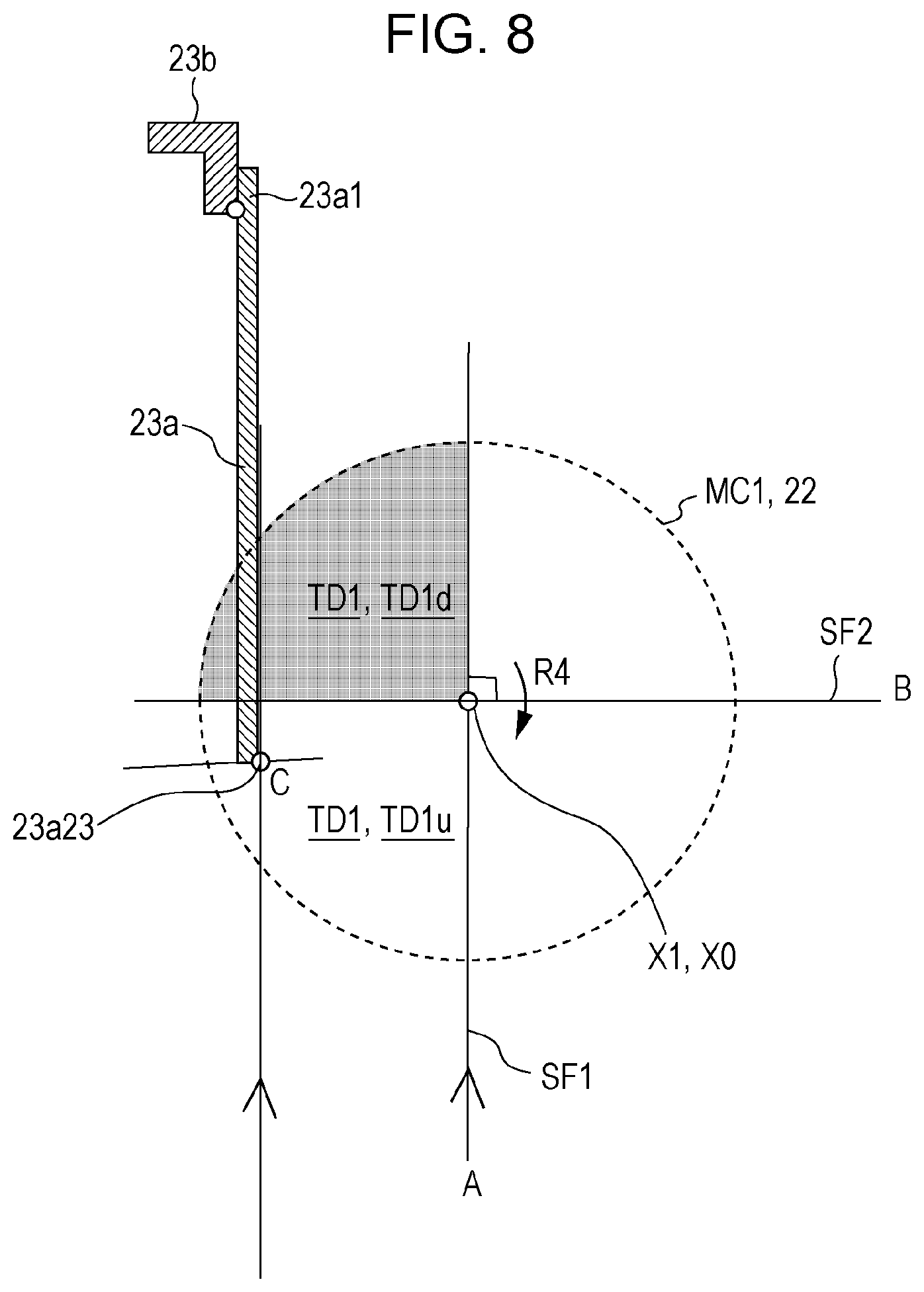 Patent US11782356 Figure 8 – Developing apparatus, process cartridge, and image forming apparatus