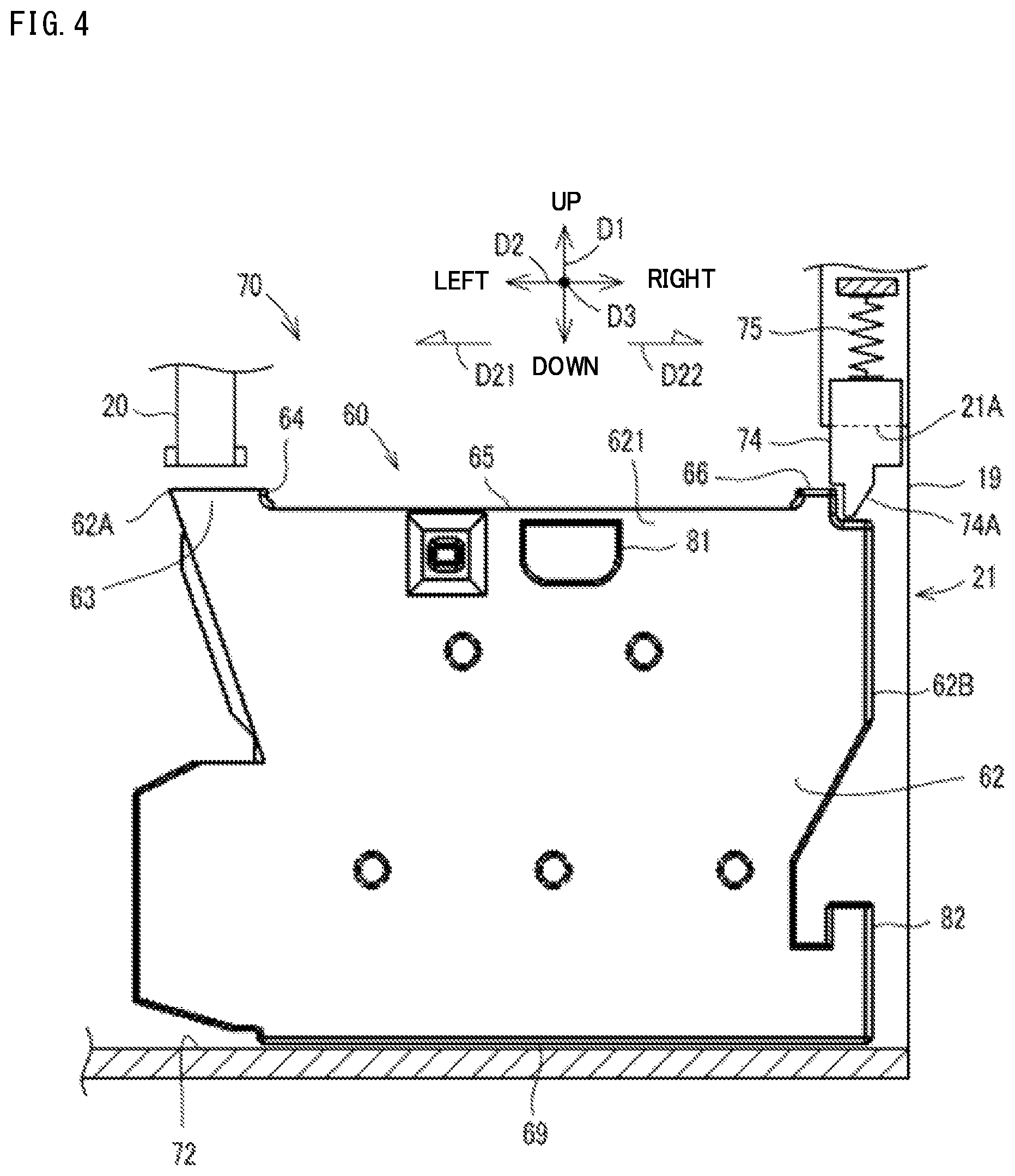 Patent US11782359 Figure 4 – Developer storing apparatus and image forming apparatus