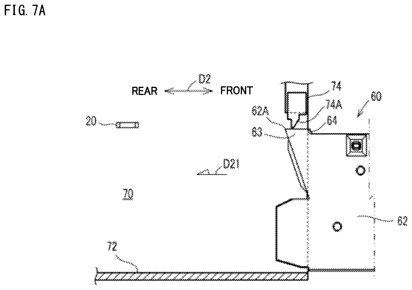 Patent US11782359 Figure 7 – Developer storing apparatus and image forming apparatus