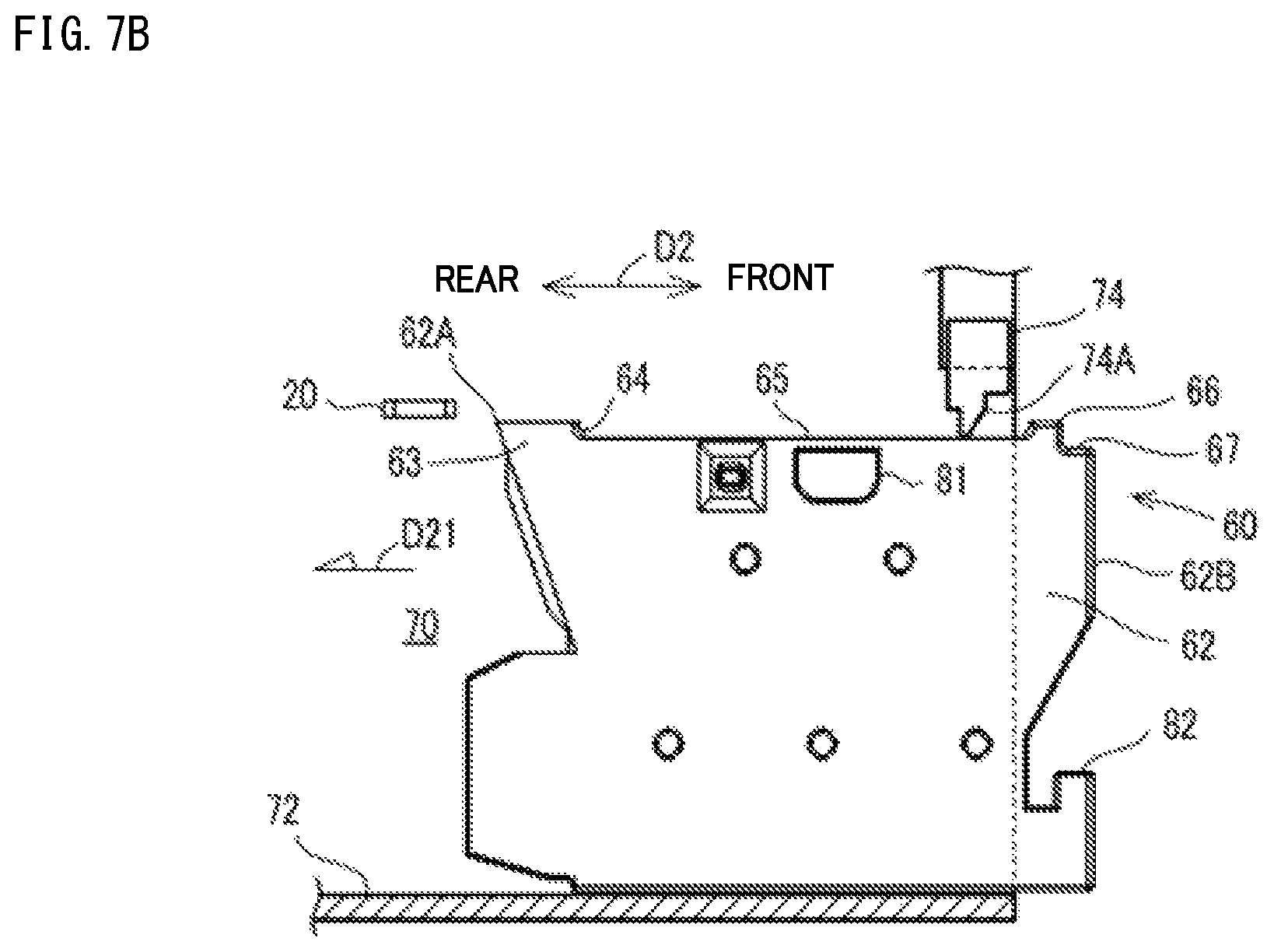 Patent US11782359 Figure 8 – Developer storing apparatus and image forming apparatus