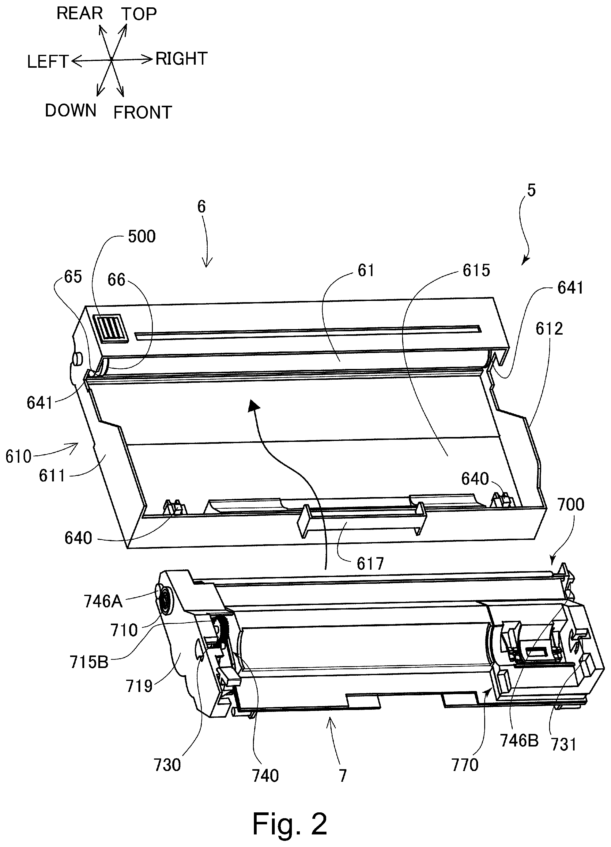 Patent US11782360 Figure 2 – Developer accommodating device, developing device, cartridge and image forming apparatus