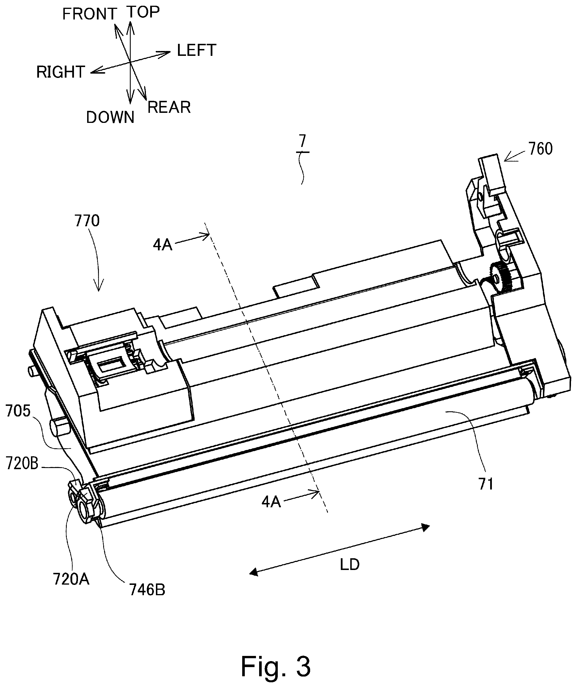 Patent US11782360 Figure 3 – Developer accommodating device, developing device, cartridge and image forming apparatus