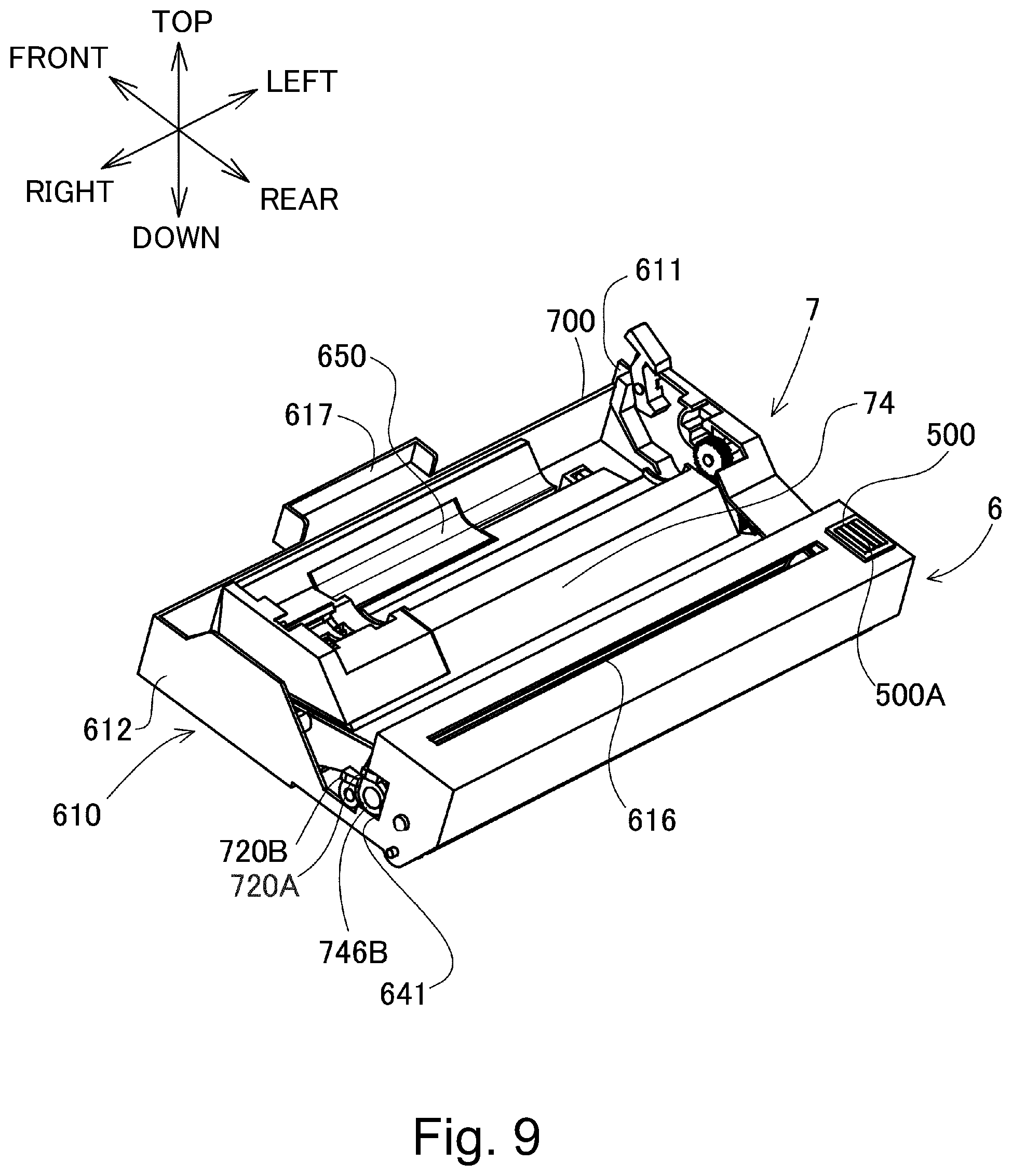 Patent US11782360 Figure 9 – Developer accommodating device, developing device, cartridge and image forming apparatus
