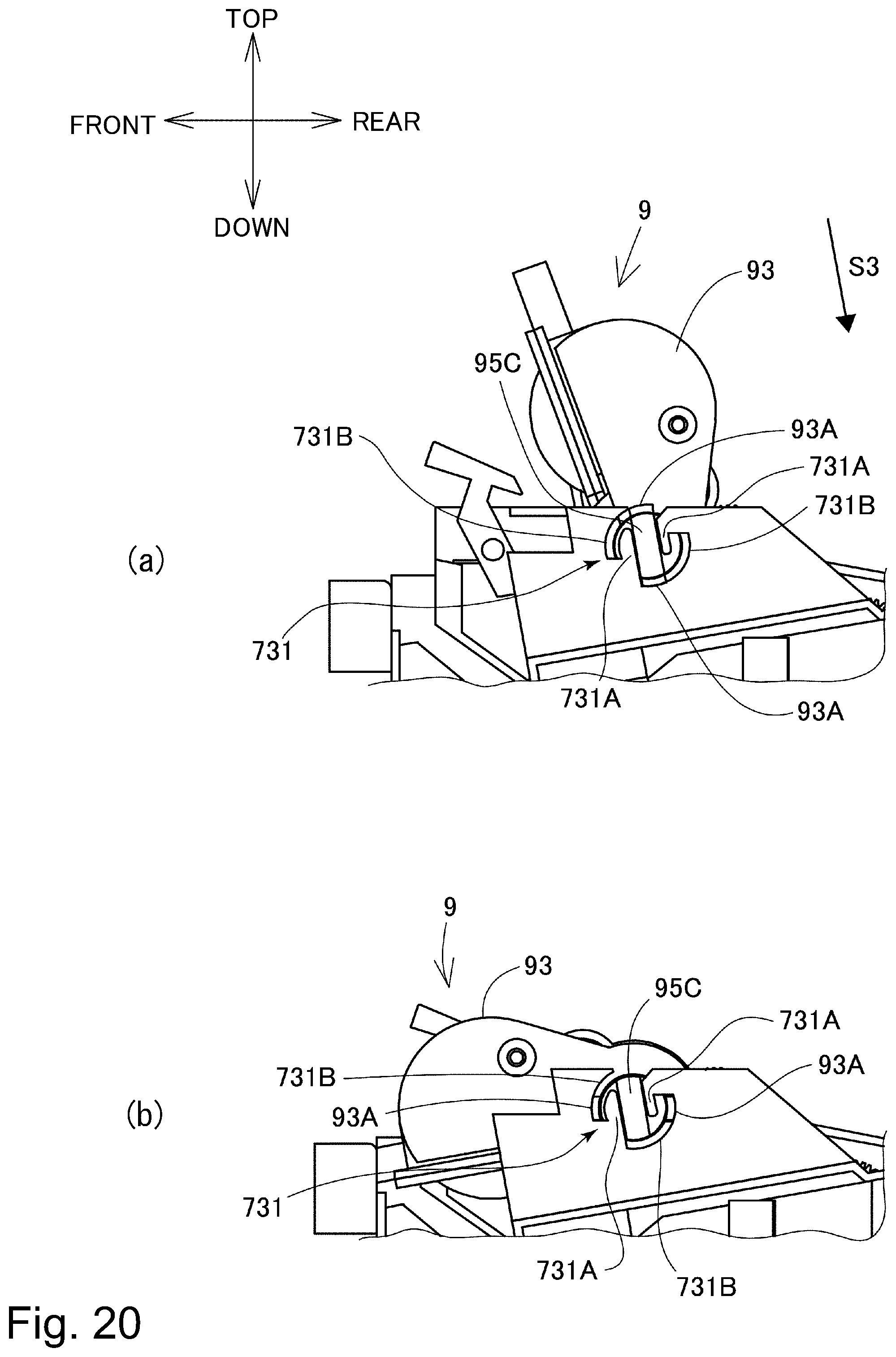 Patent US11782360 Figure 20 – Developer accommodating device, developing device, cartridge and image forming apparatus