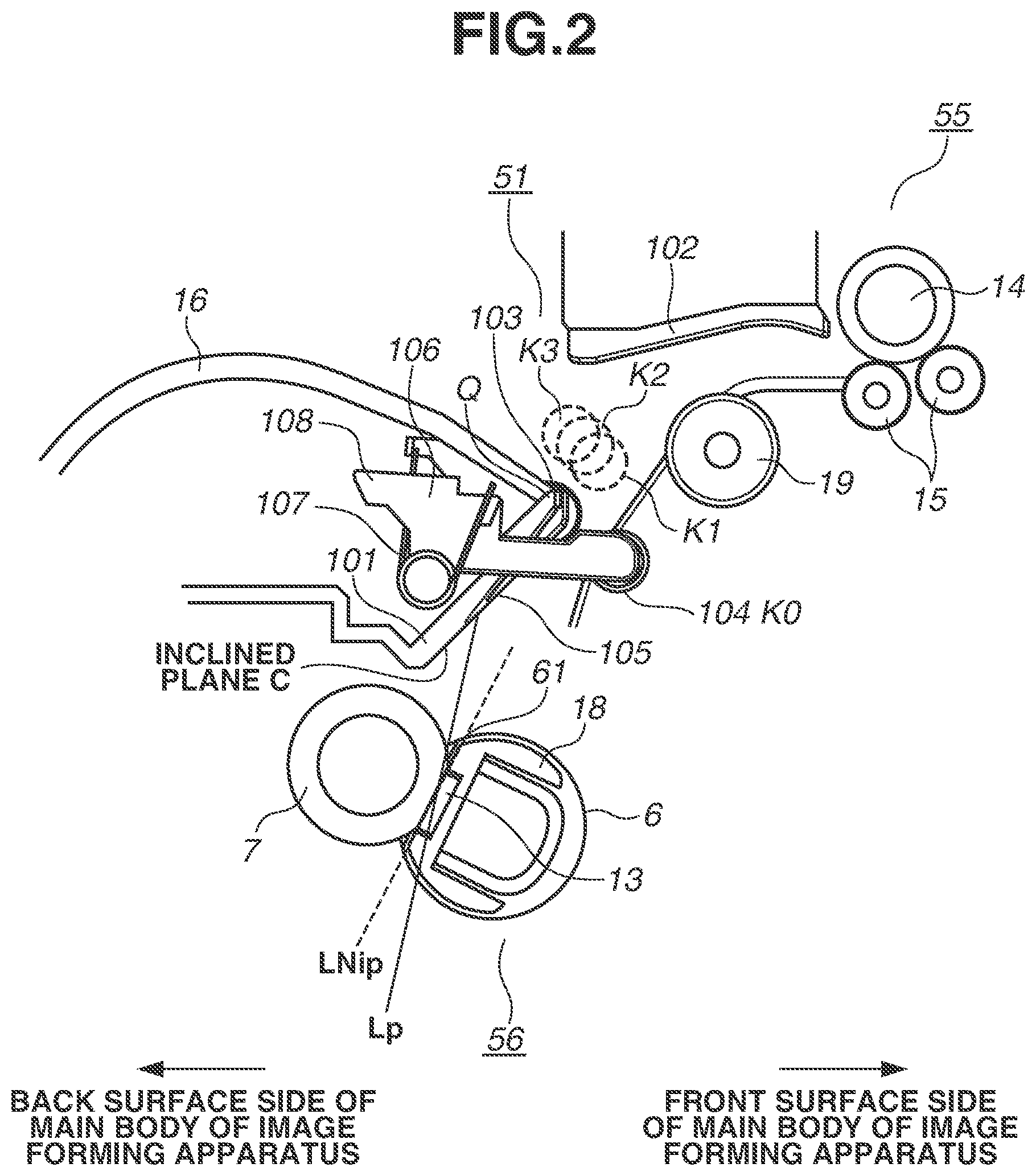 Patent US11782365 Figure 2 – Image forming apparatus