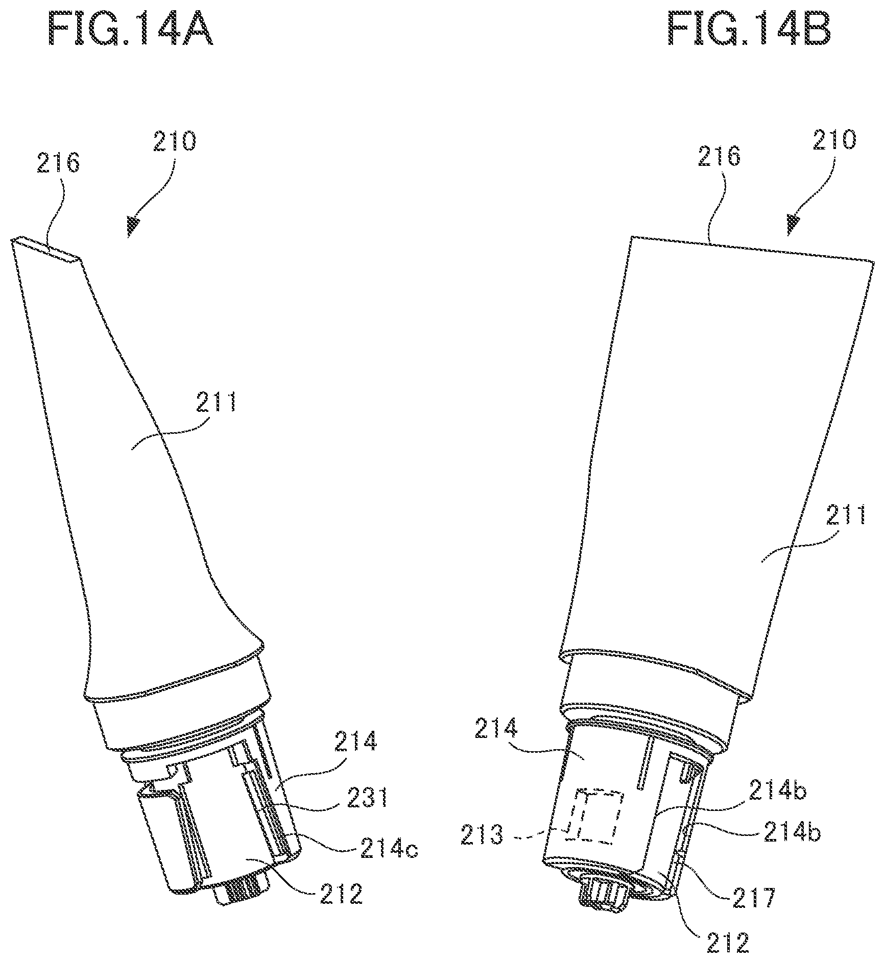 Patent US11782378 Figure 14 – Image forming apparatus provided with detachable processing unit