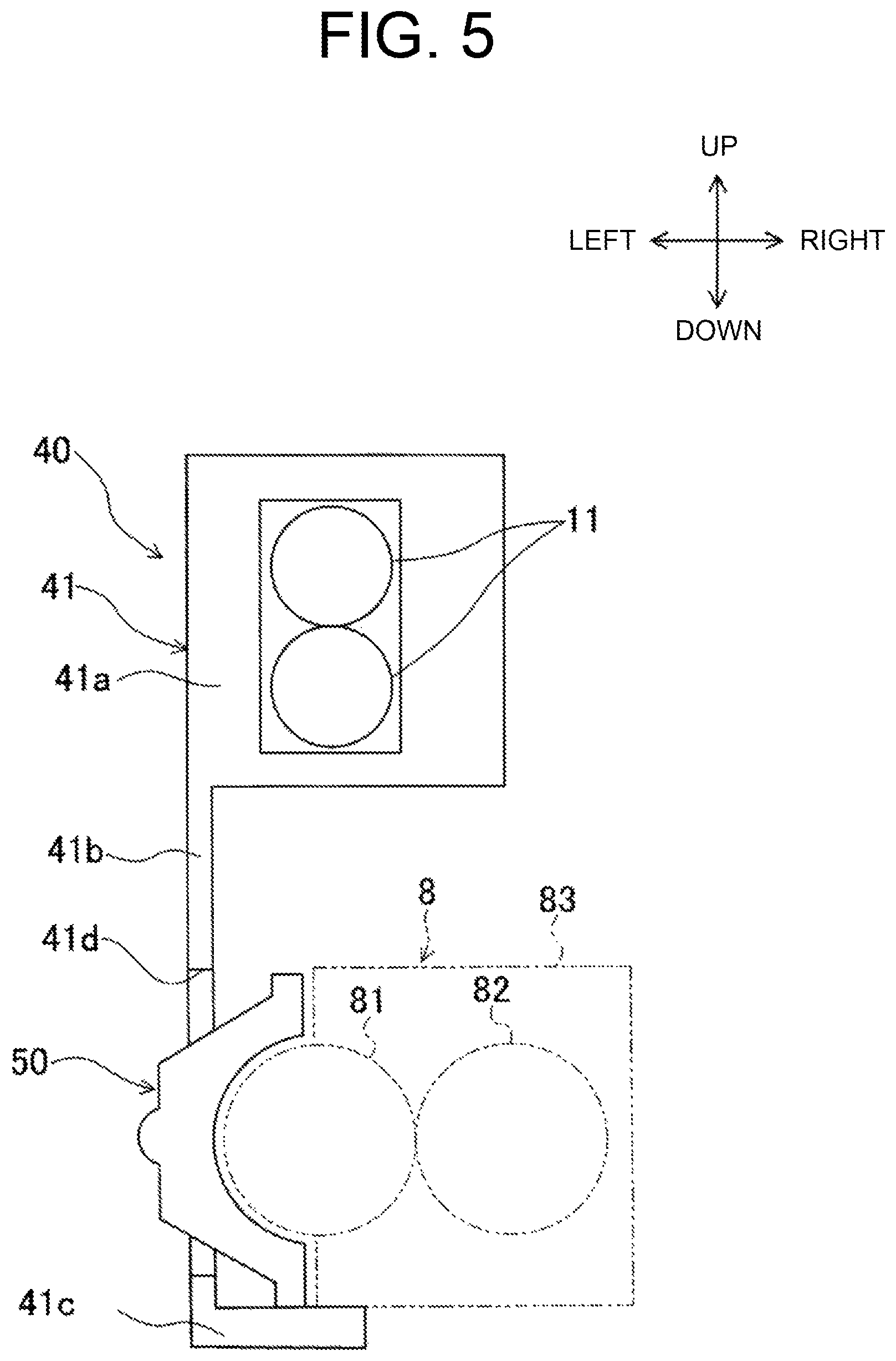Patent US11782381 Figure 5 – Image formation device