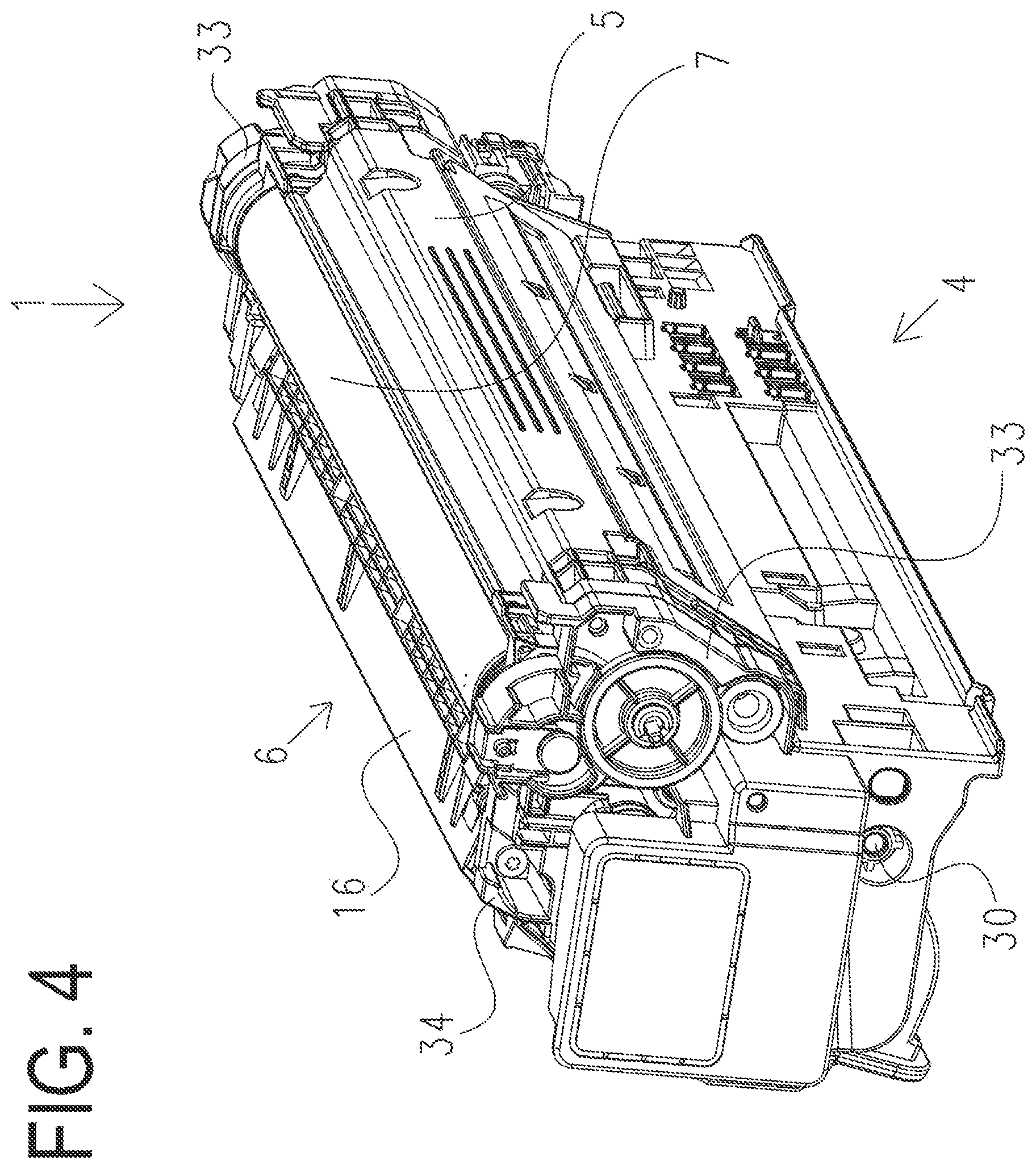 Patent US11782383 Figure 4 – Process cartridge