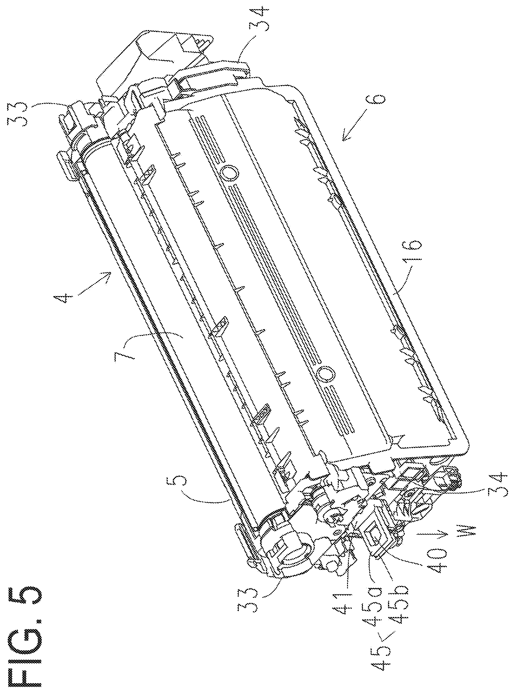 Patent US11782383 Figure 5 – Process cartridge