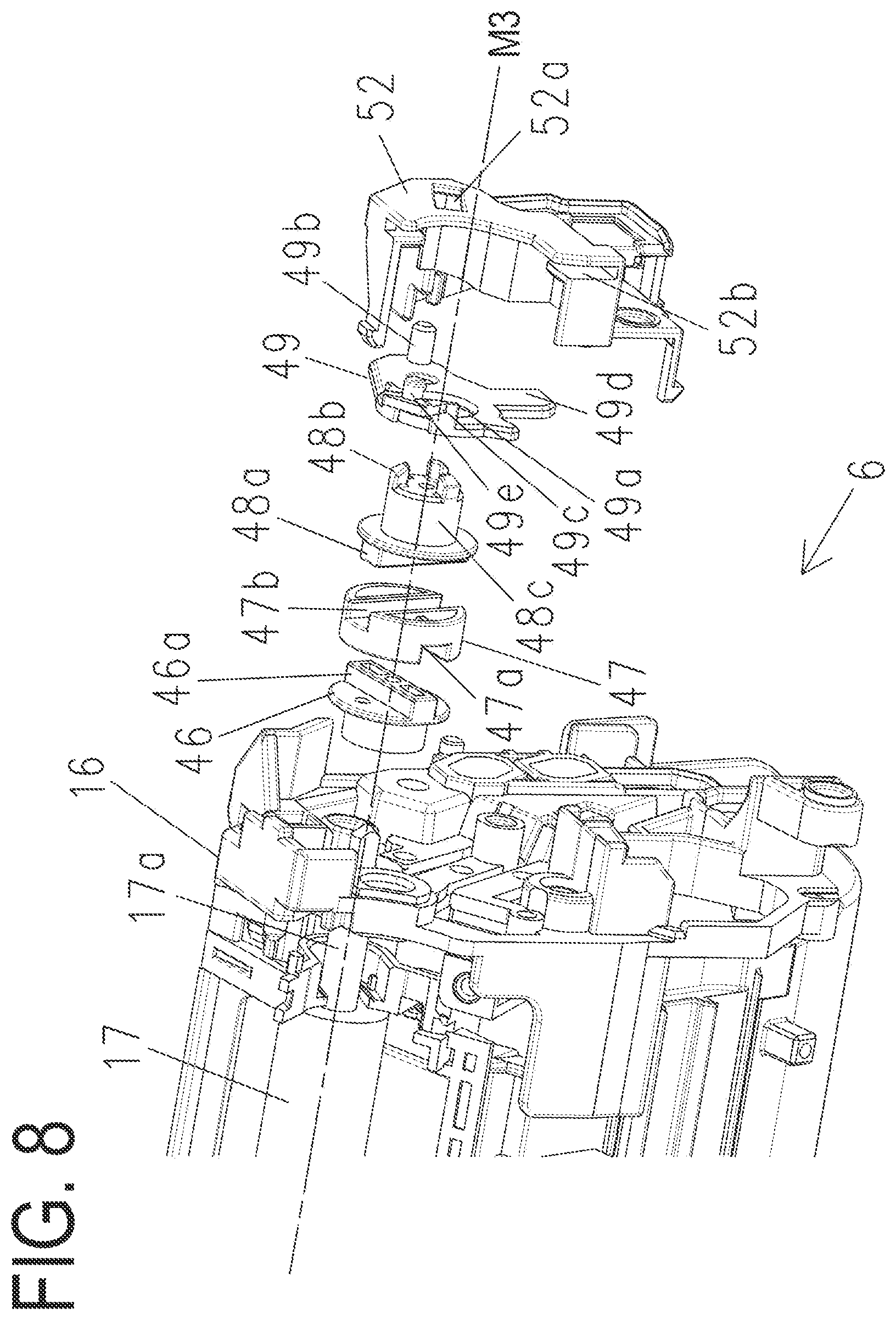 Patent US11782383 Figure 8 – Process cartridge