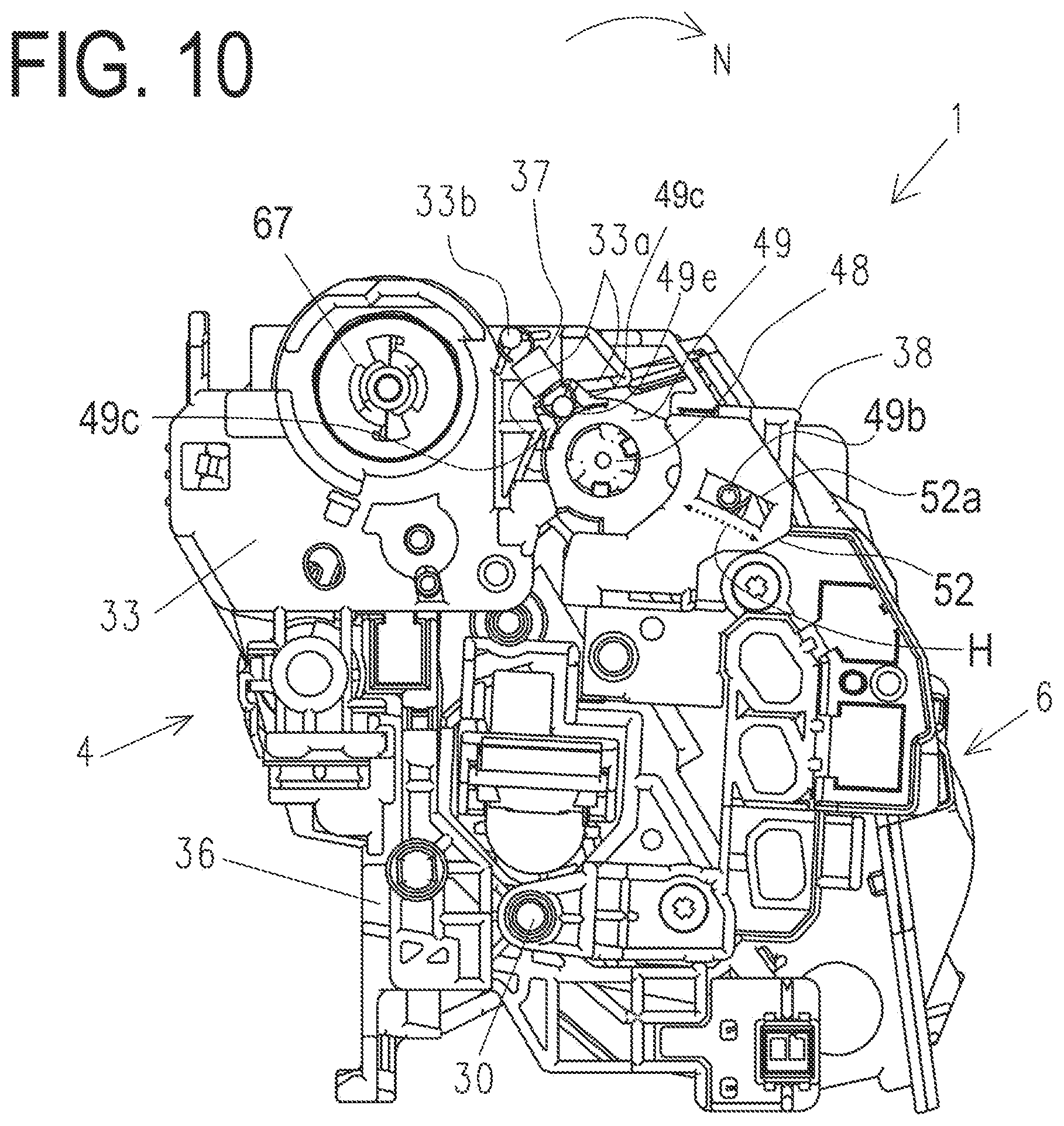 Patent US11782383 Figure 10 – Process cartridge