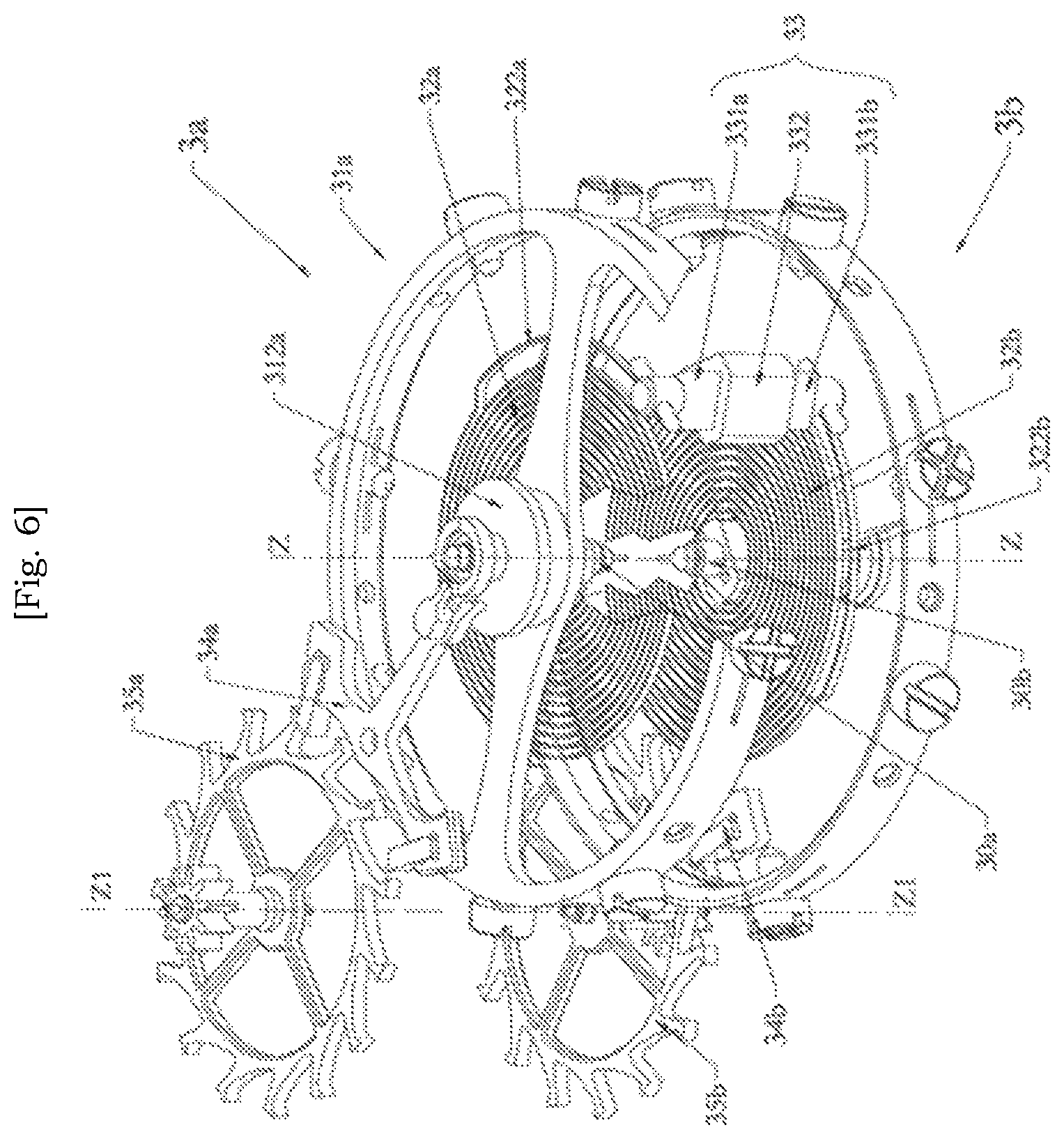 Patent US11782388 Figure 8 – Device for coupling two horological oscillators