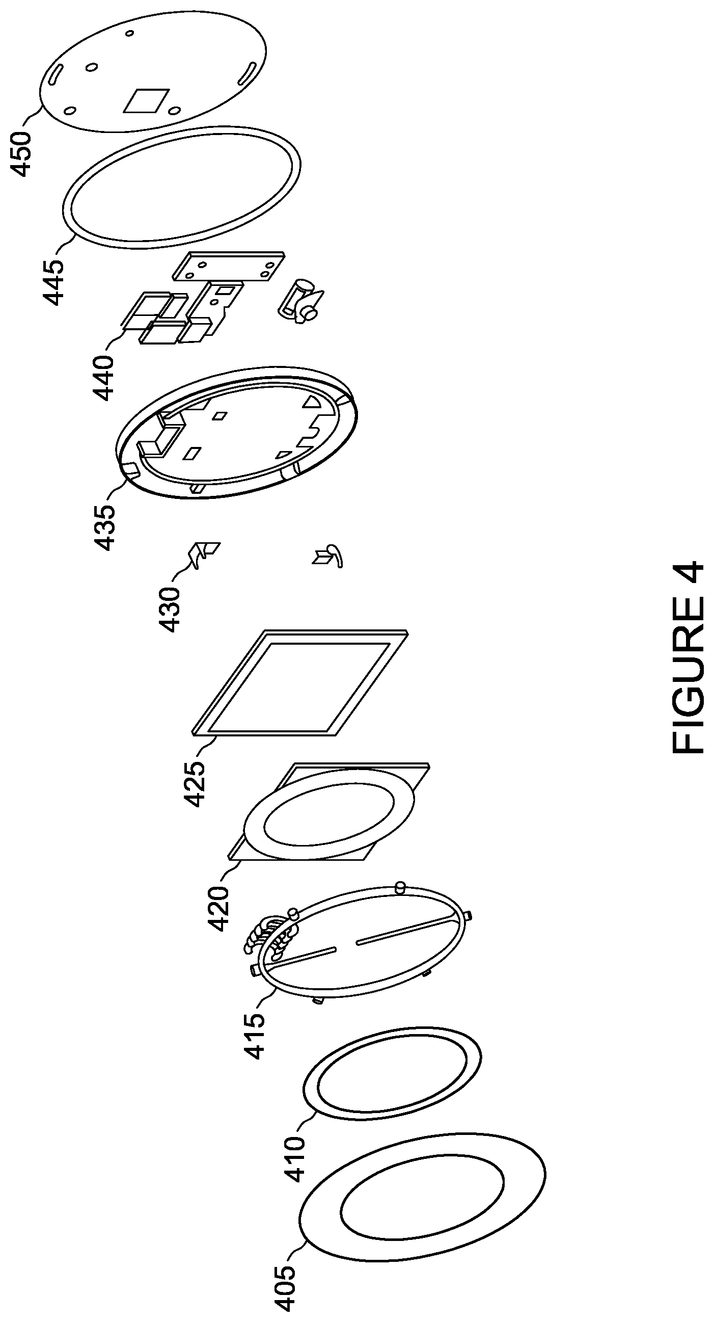 Patent US11782391 Figure 4 – Wall clock AI voice assistant