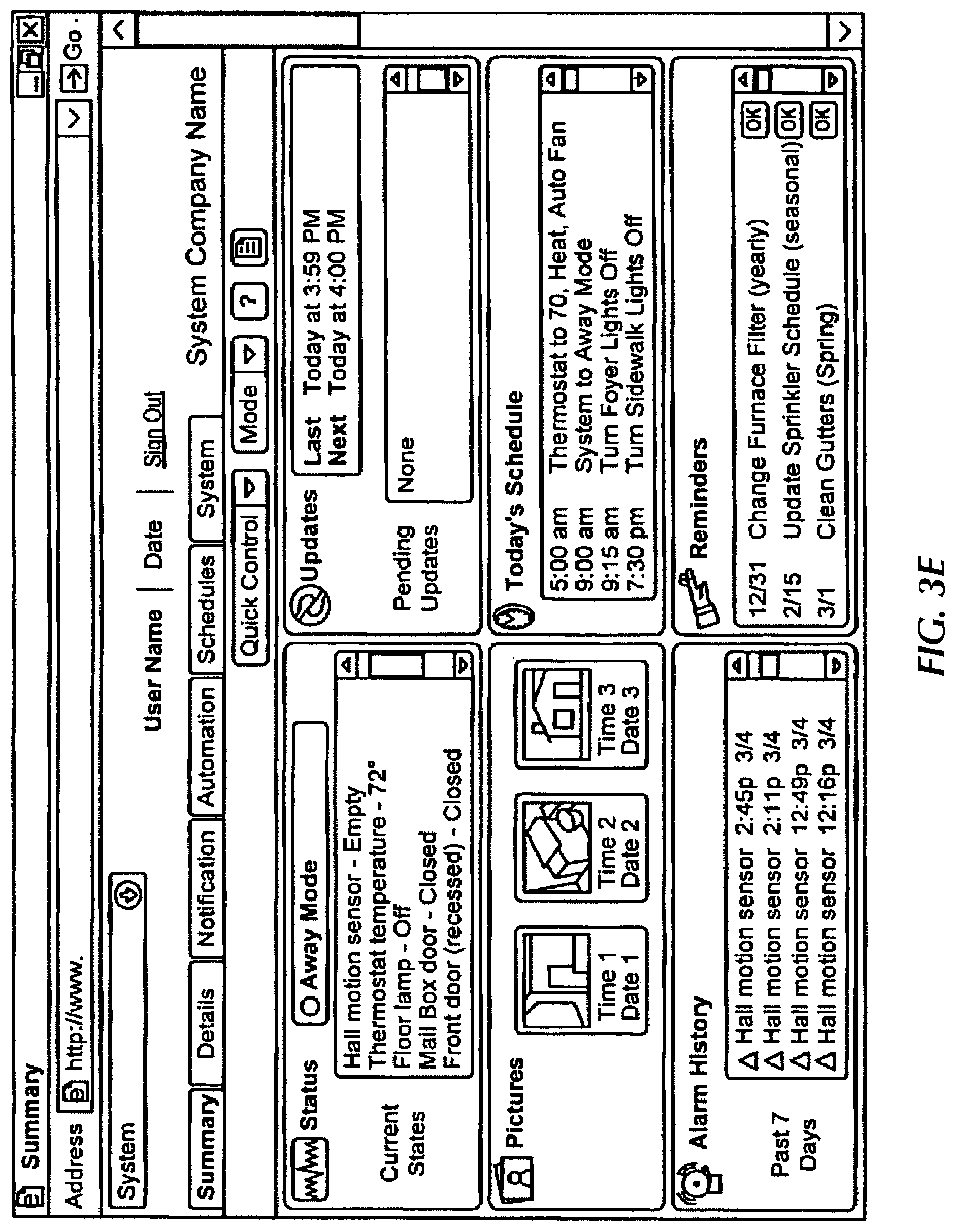 Patent US11782394 Figure 5 – Automation system with mobile interface