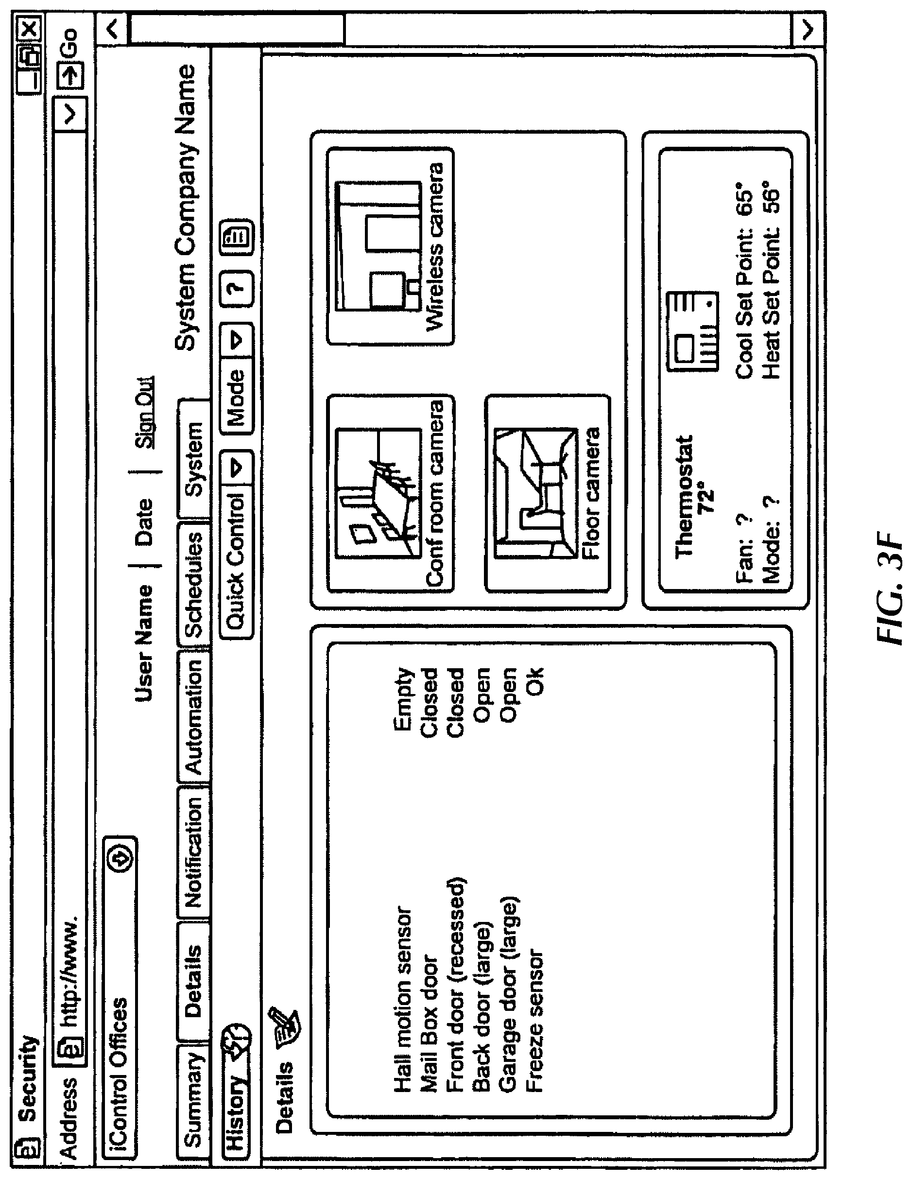 Patent US11782394 Figure 6 – Automation system with mobile interface