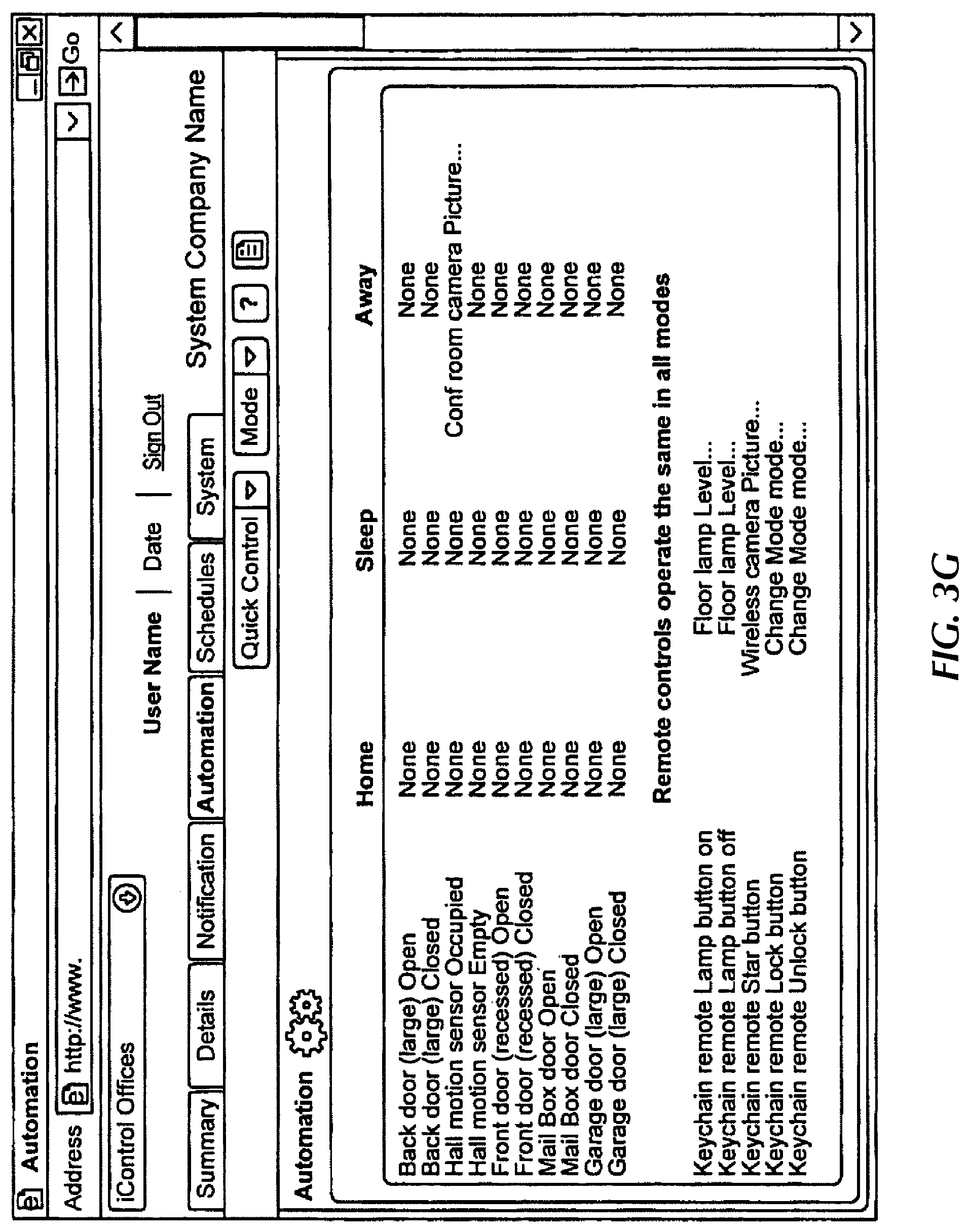 Patent US11782394 Figure 7 – Automation system with mobile interface