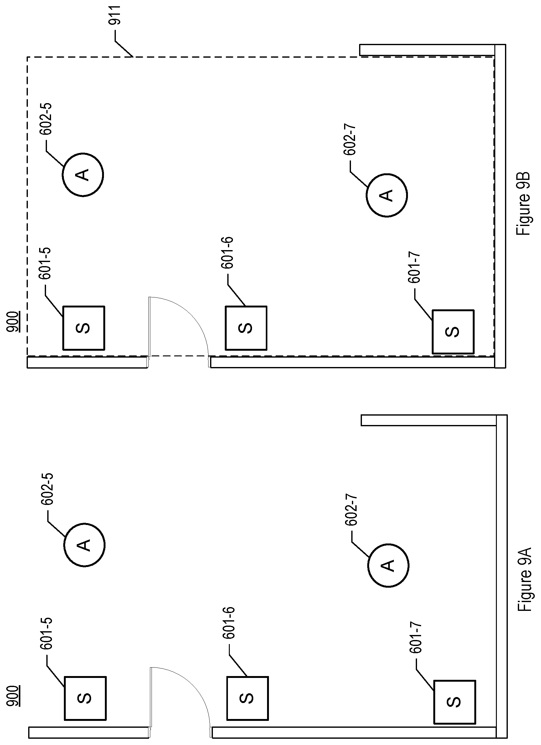 Patent US11782403 Figure 9 – Space-driven building automation and control, including the configuring of one or more network nodes to an address that is representative of a space