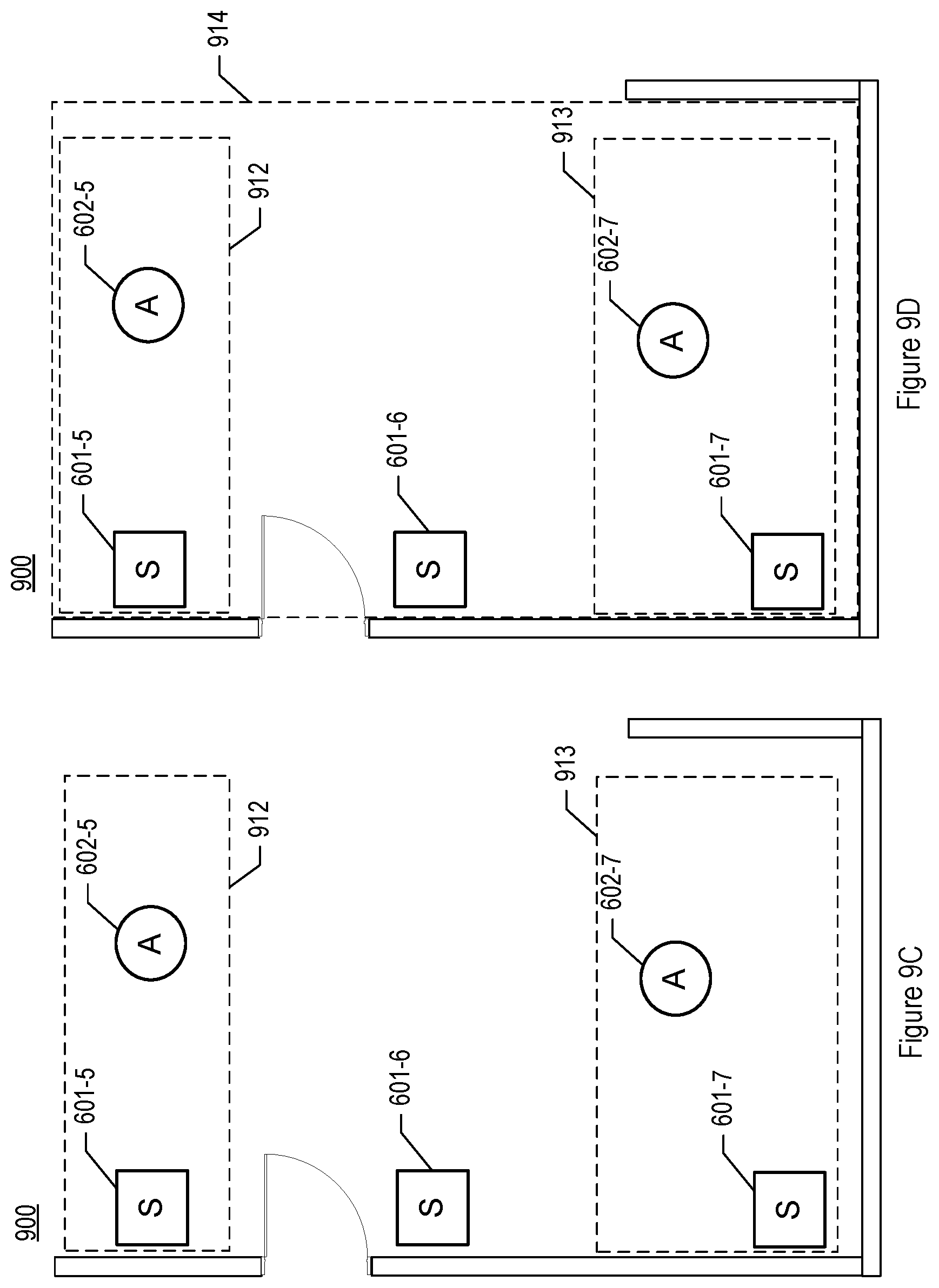Patent US11782403 Figure 10 – Space-driven building automation and control, including the configuring of one or more network nodes to an address that is representative of a space