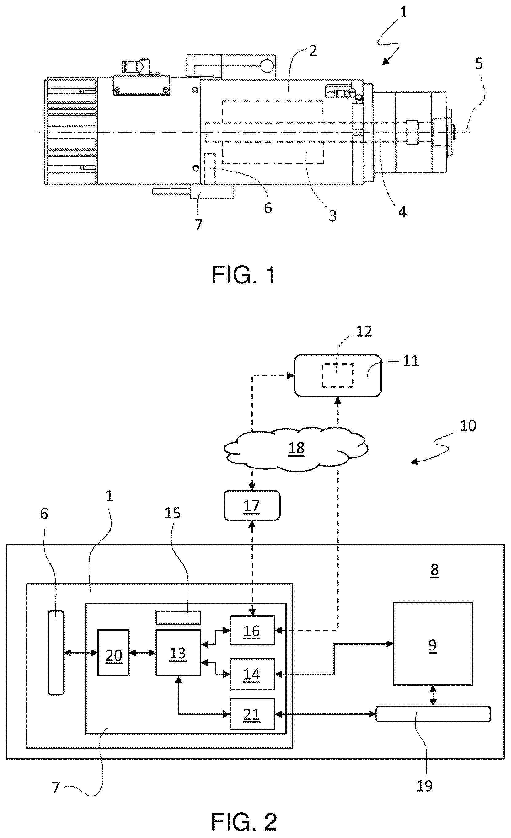 Patent US11782405 — Operating device for a machine tool — Figure 1