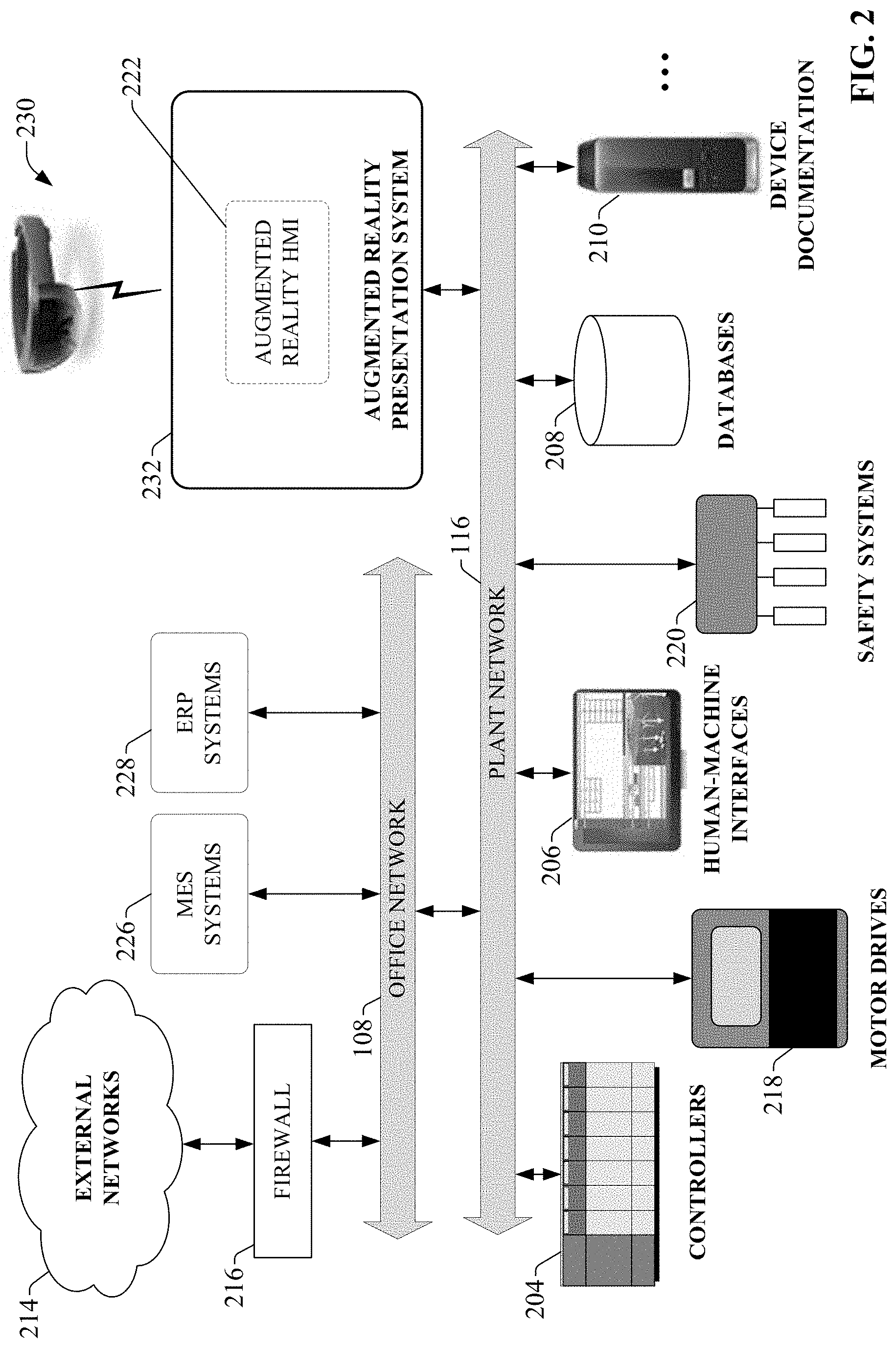Patent US11782427 Figure 2 – Augmented reality human machine interface testing